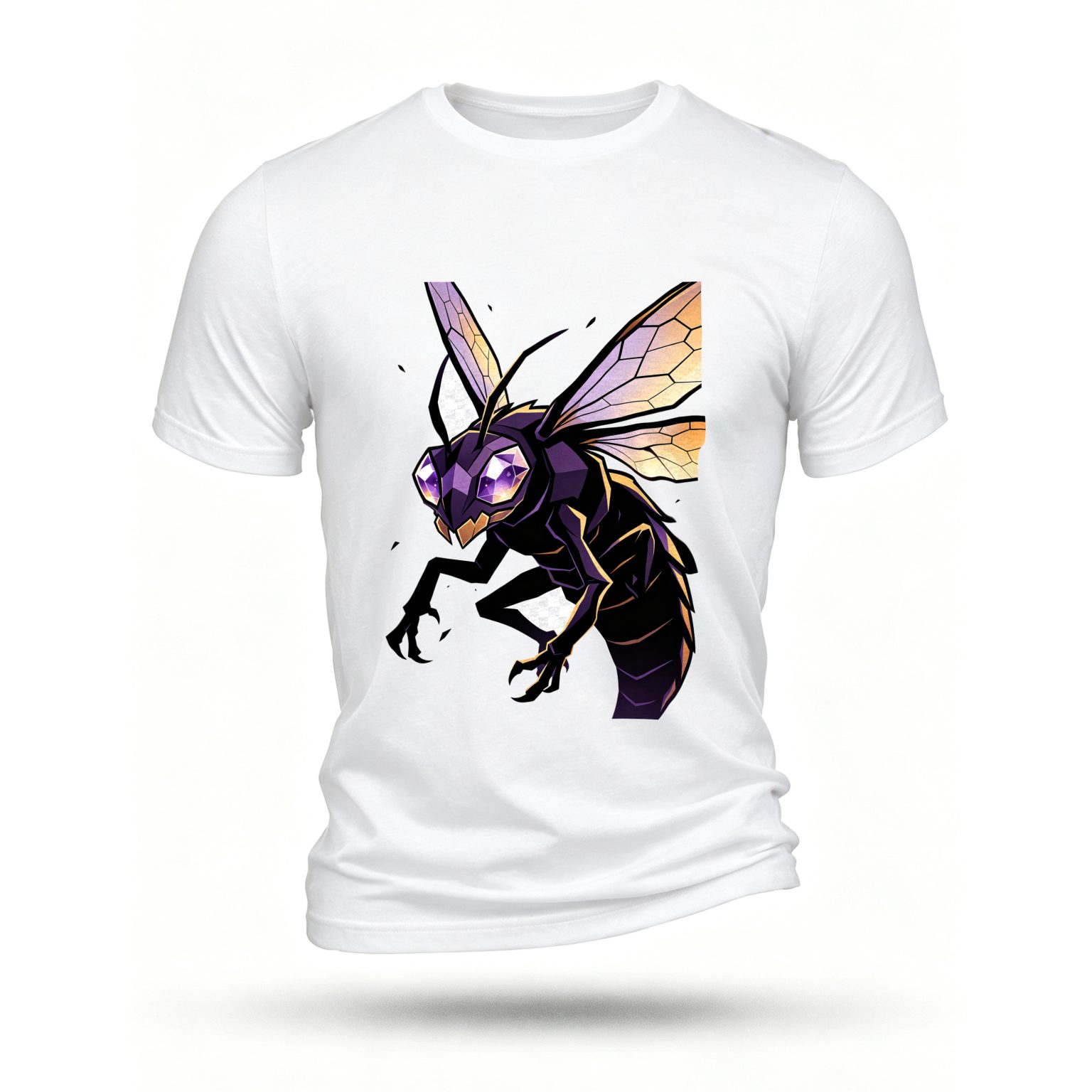 White T-shirt, front print