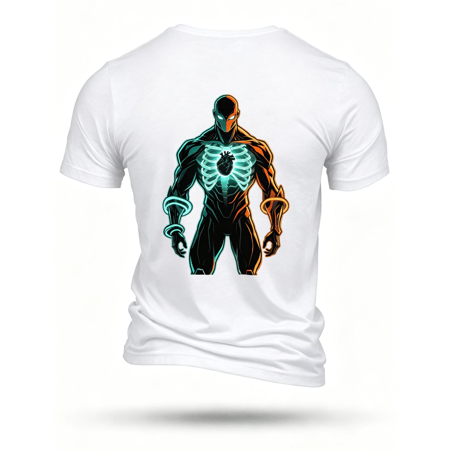 White T-shirt, back print