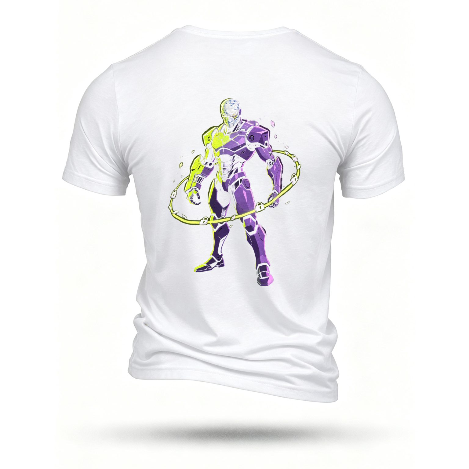 White T-shirt, back print