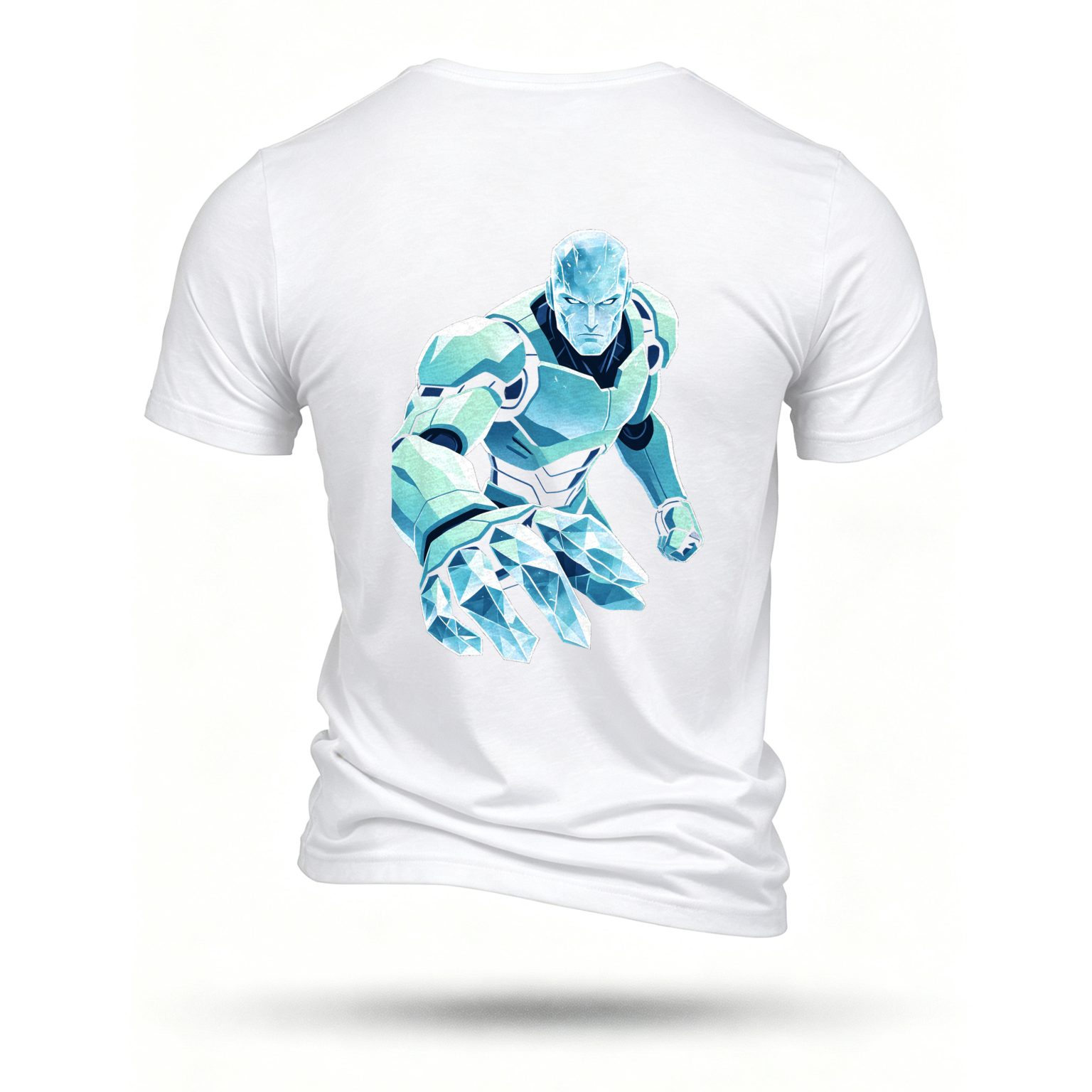 White T-shirt, back print