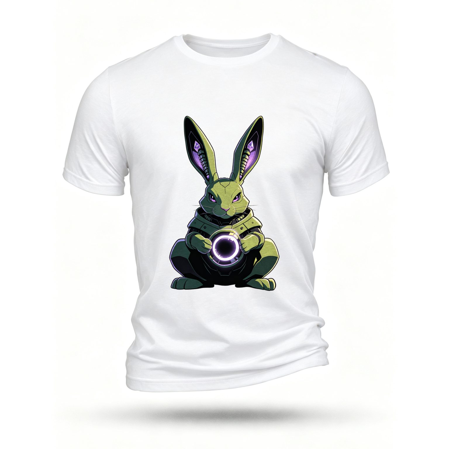 White T-shirt, front print