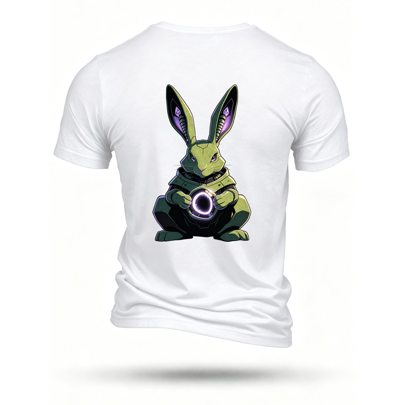 White T-shirt, back print