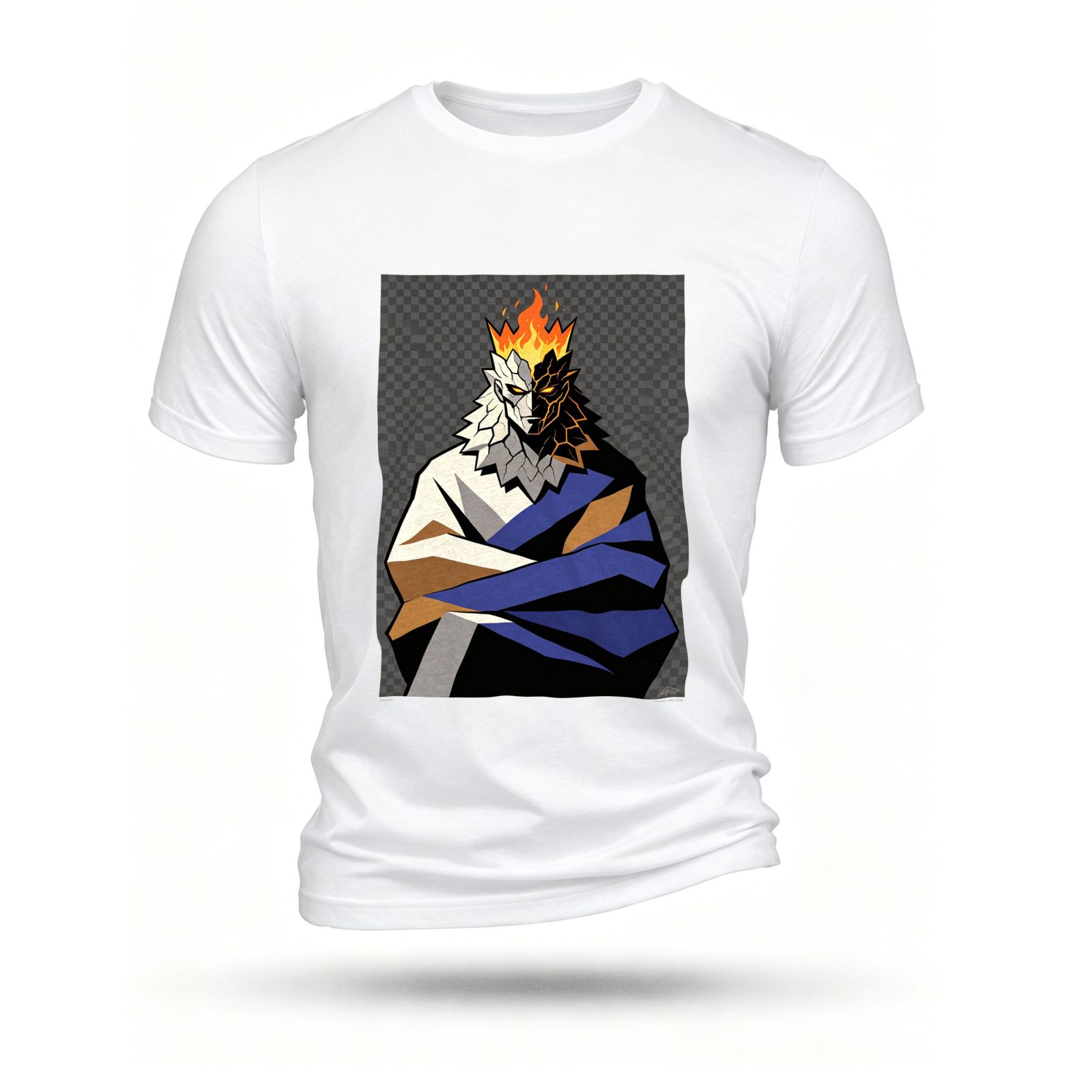 White T-shirt, front print