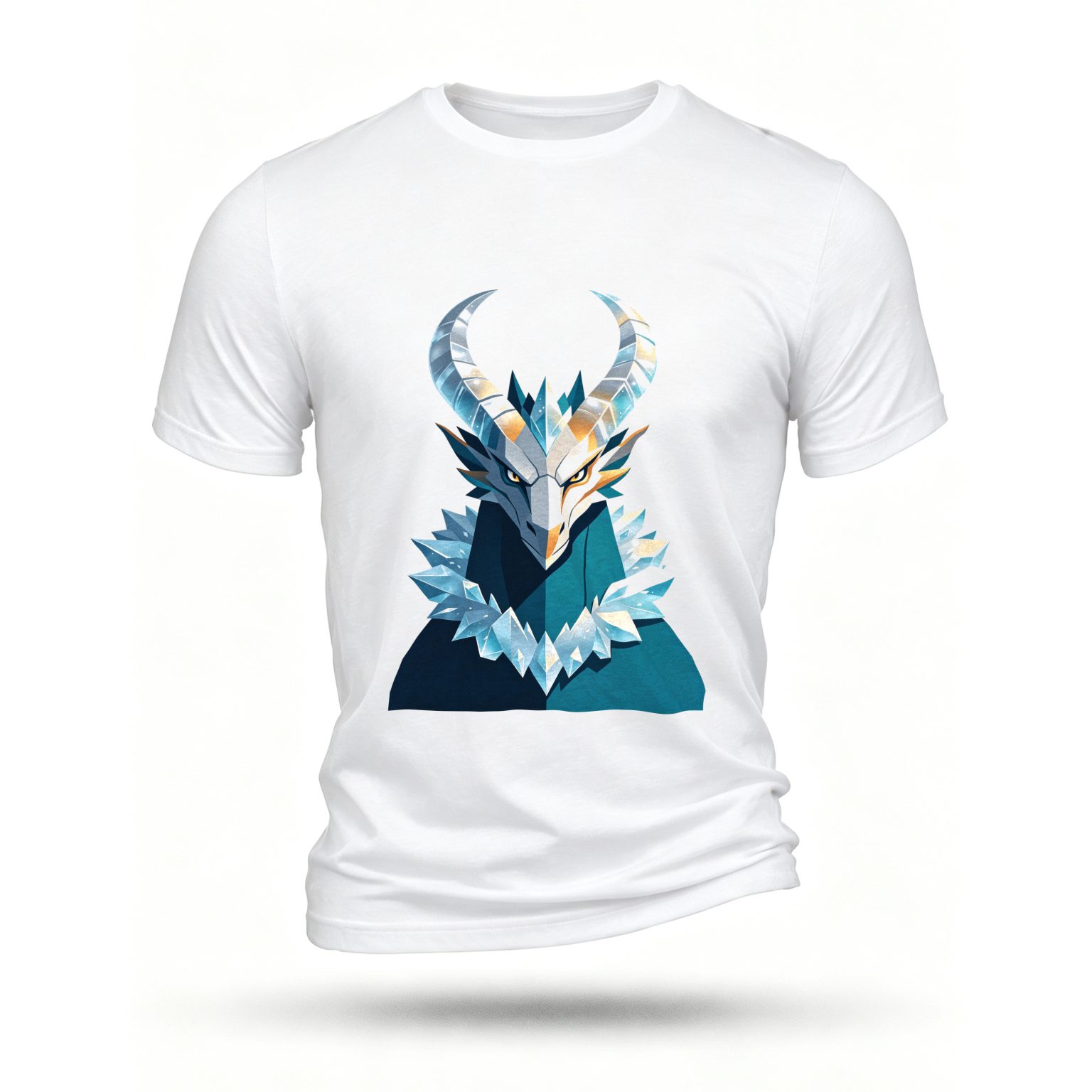 White T-shirt, front print