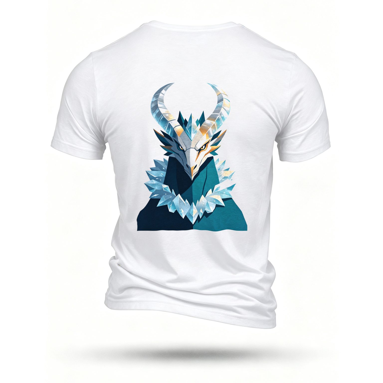 White T-shirt, back print