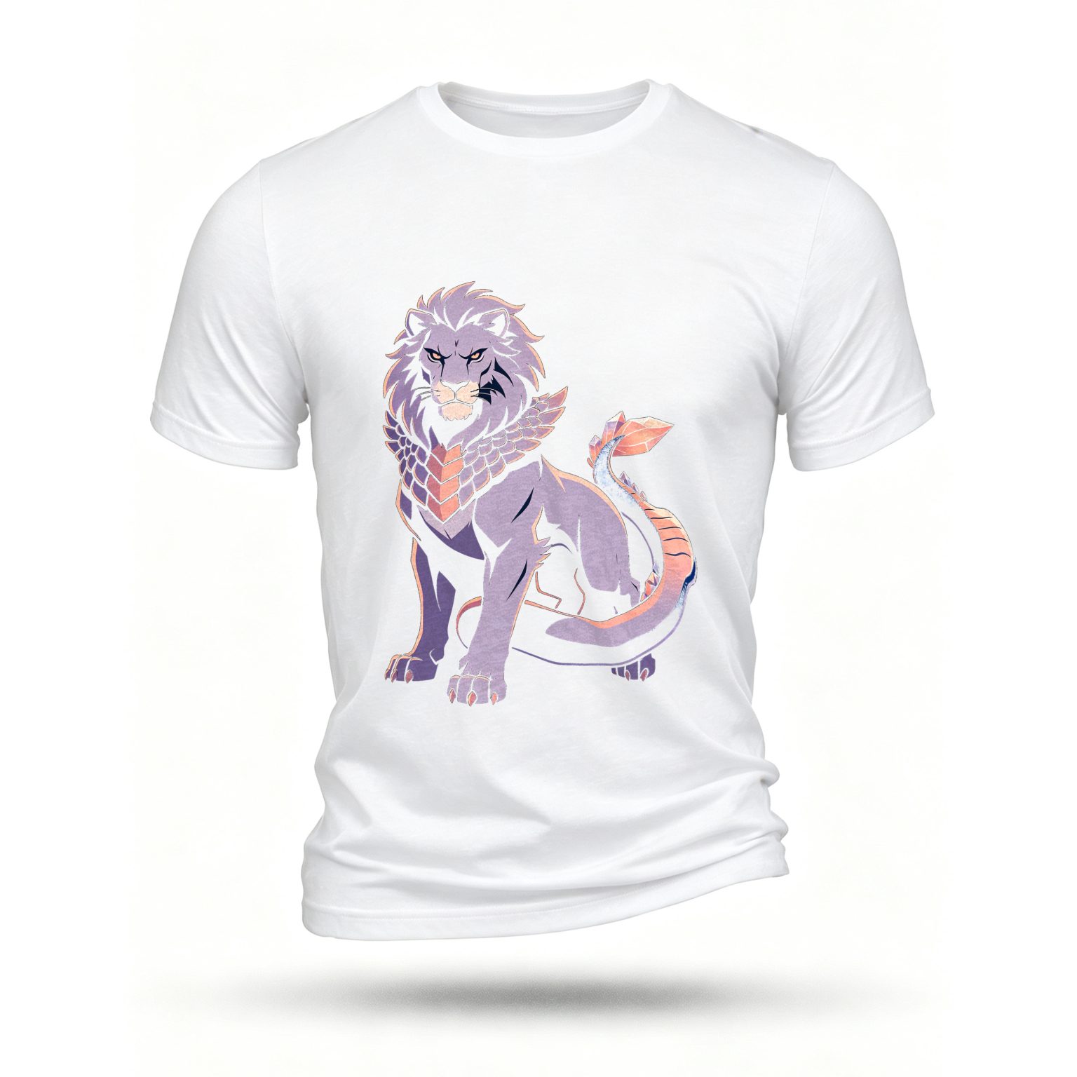 White T-shirt, front print