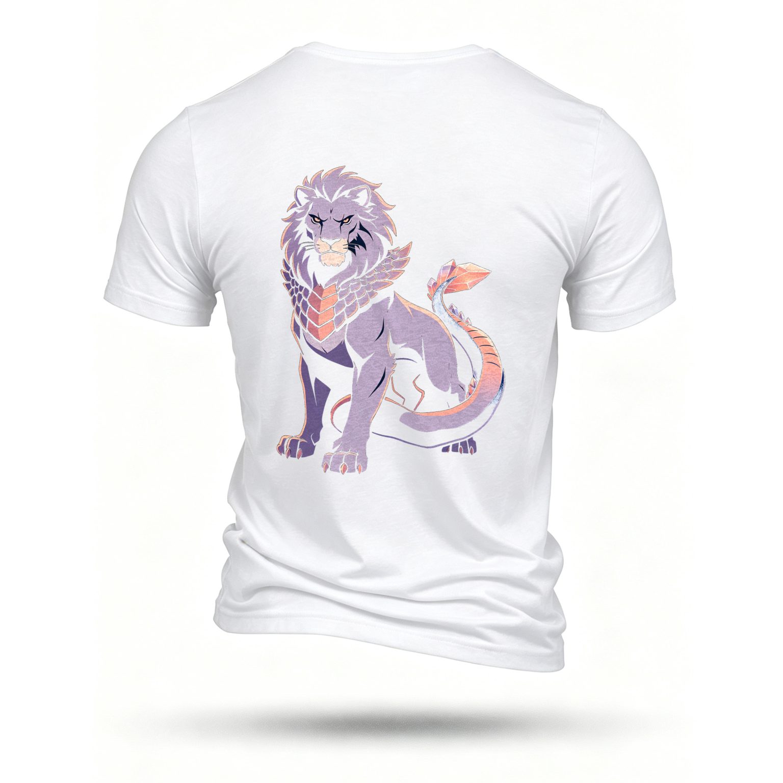 White T-shirt, back print