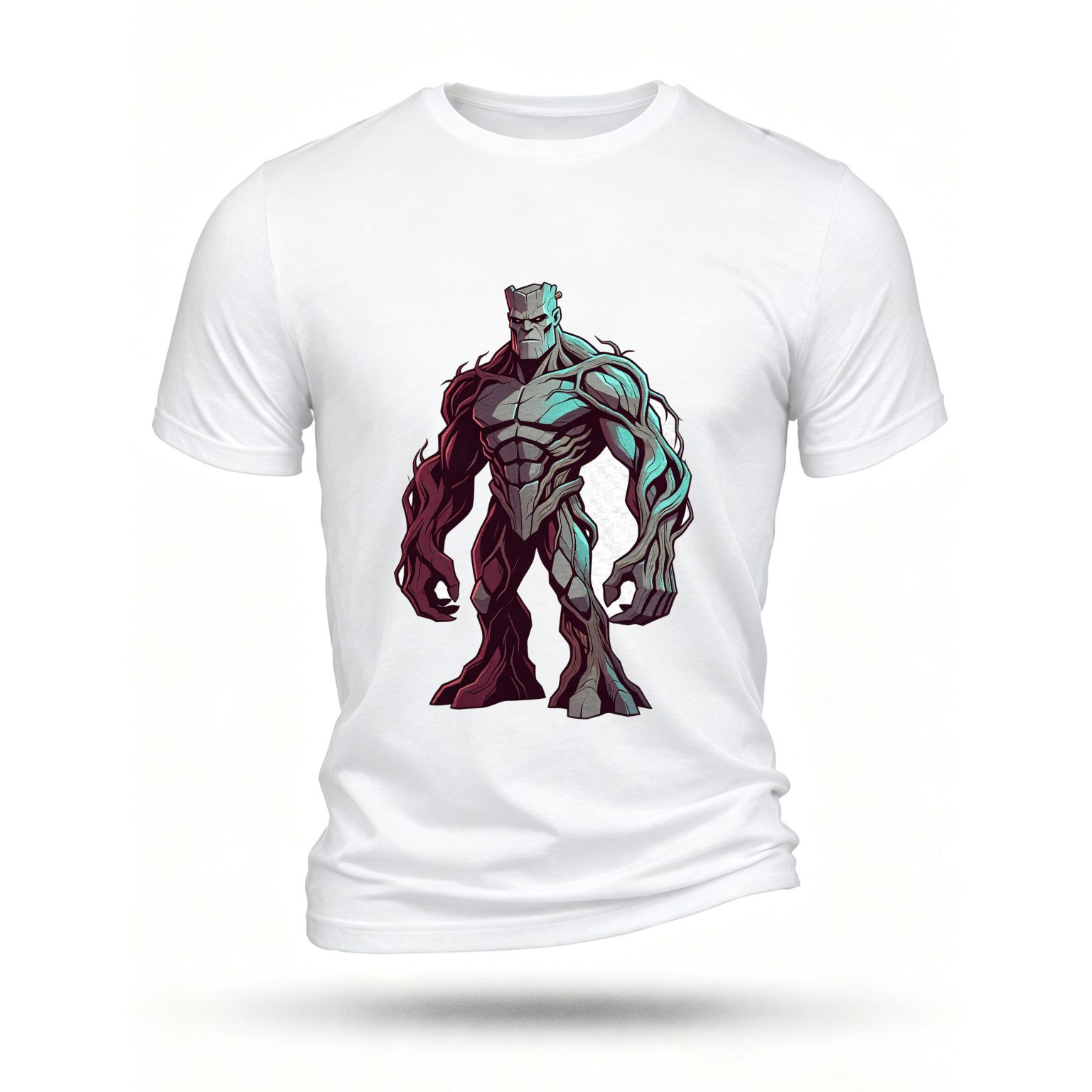 White T-shirt, front print