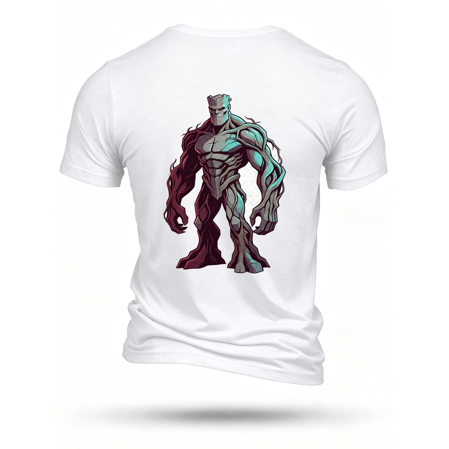White T-shirt, back print