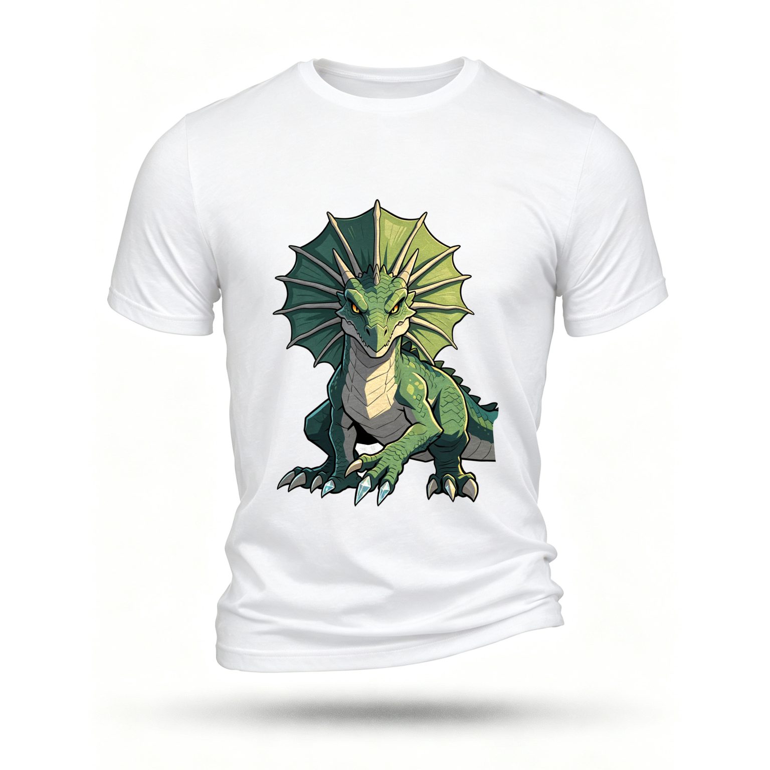White T-shirt, front print