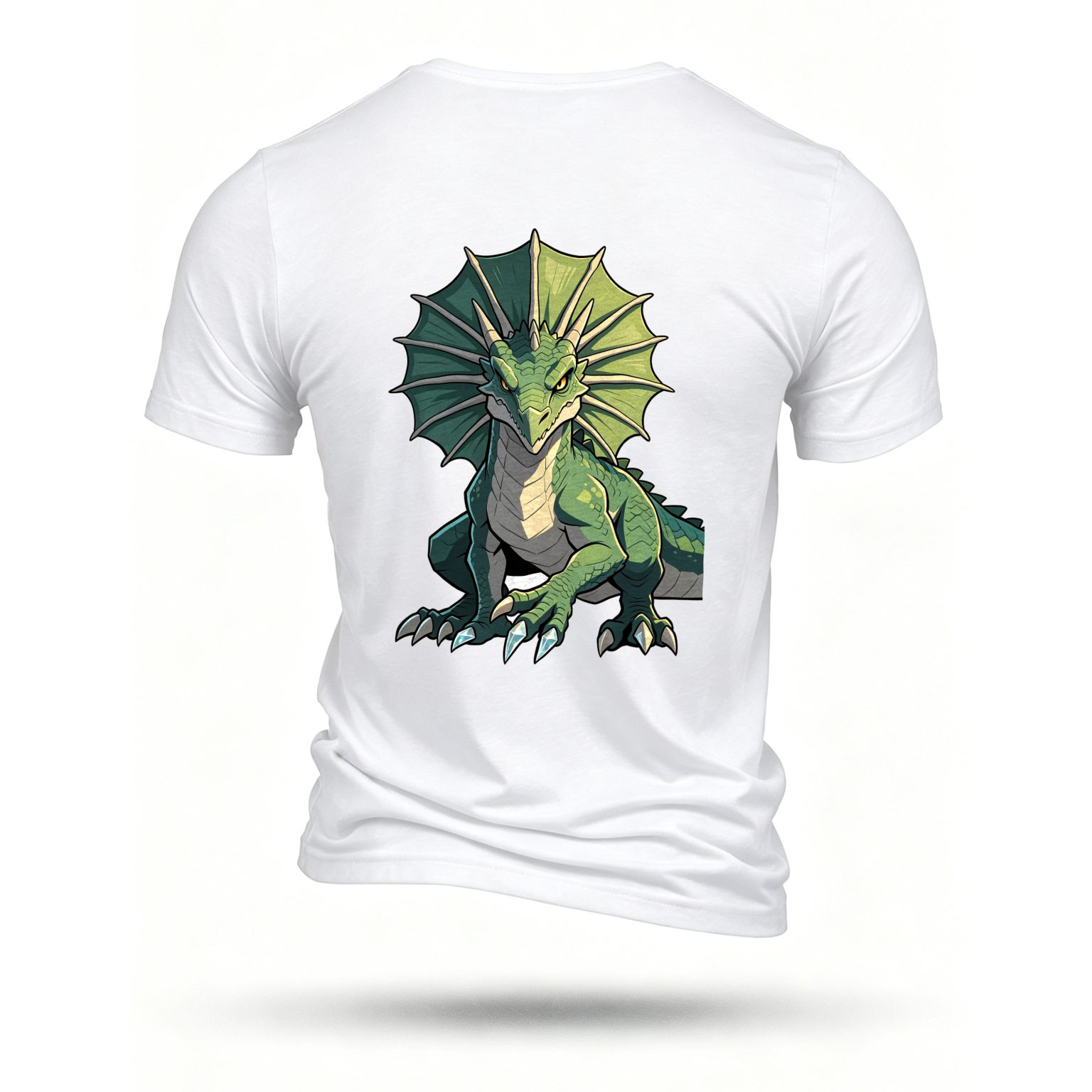 White T-shirt, back print