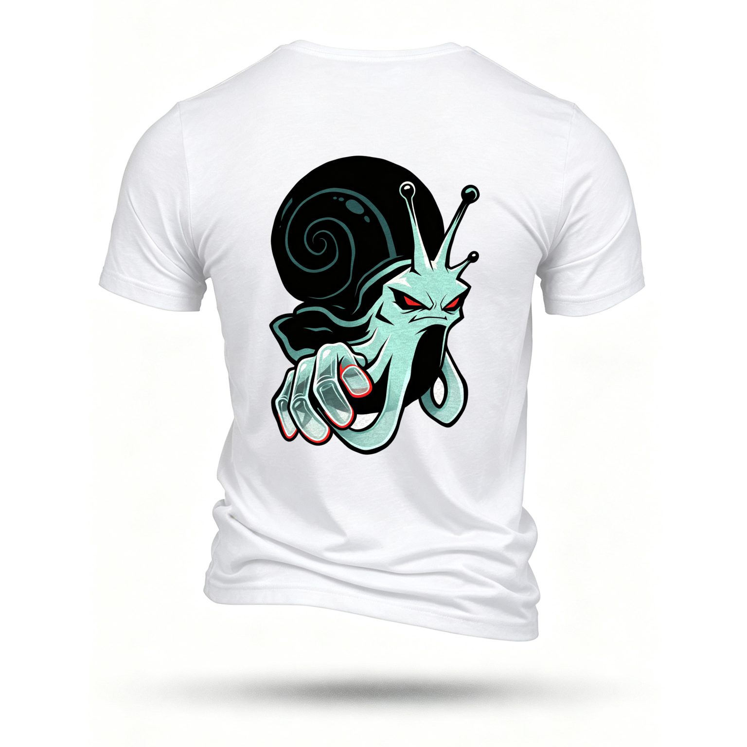 White T-shirt, back print