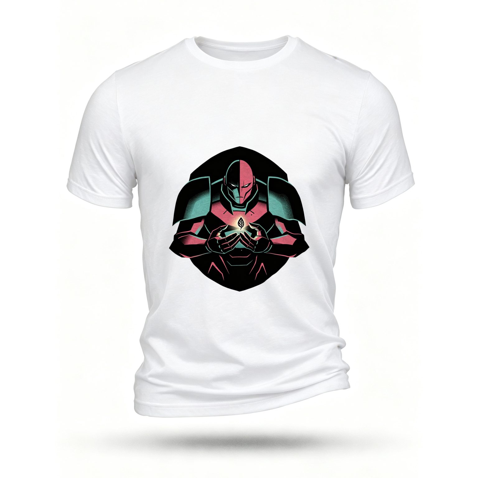 White T-shirt, front print