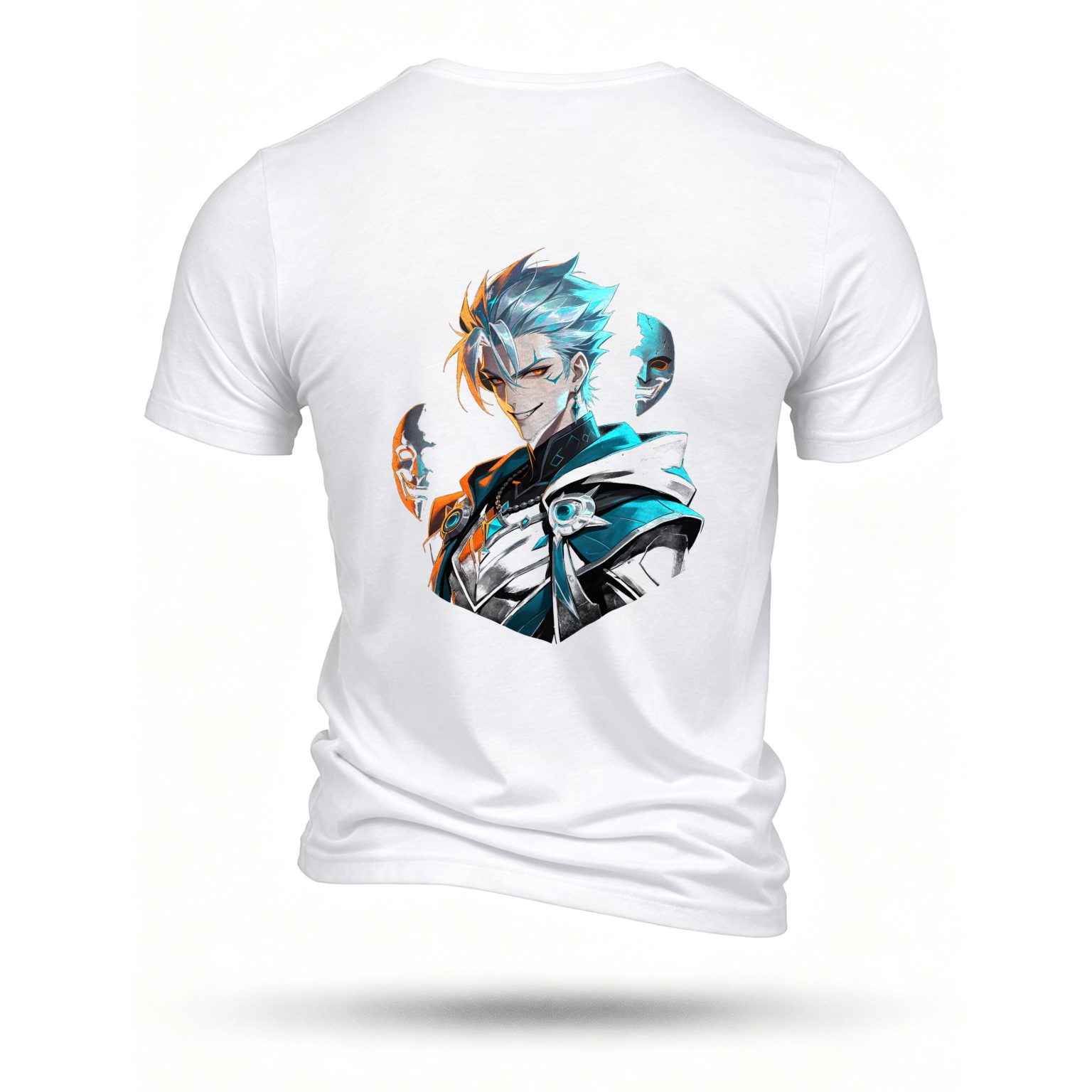 White T-shirt, back print