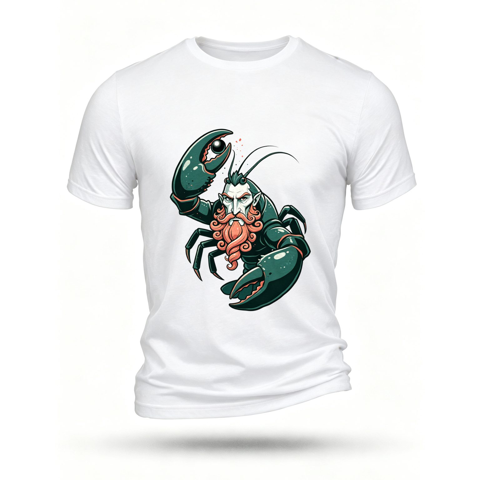 White T-shirt, front print