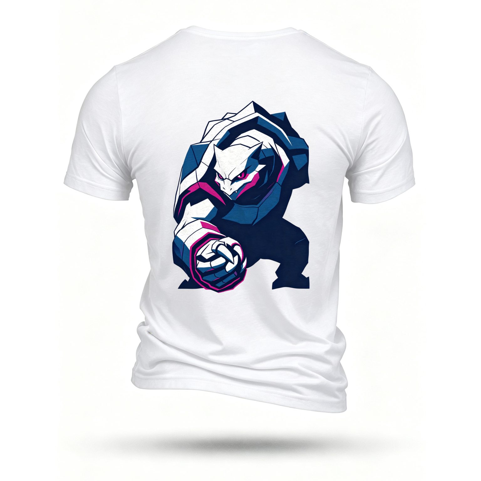 White T-shirt, back print