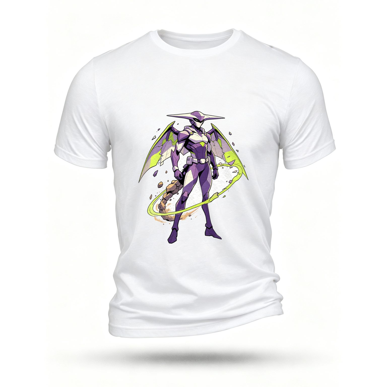 White T-shirt, front print