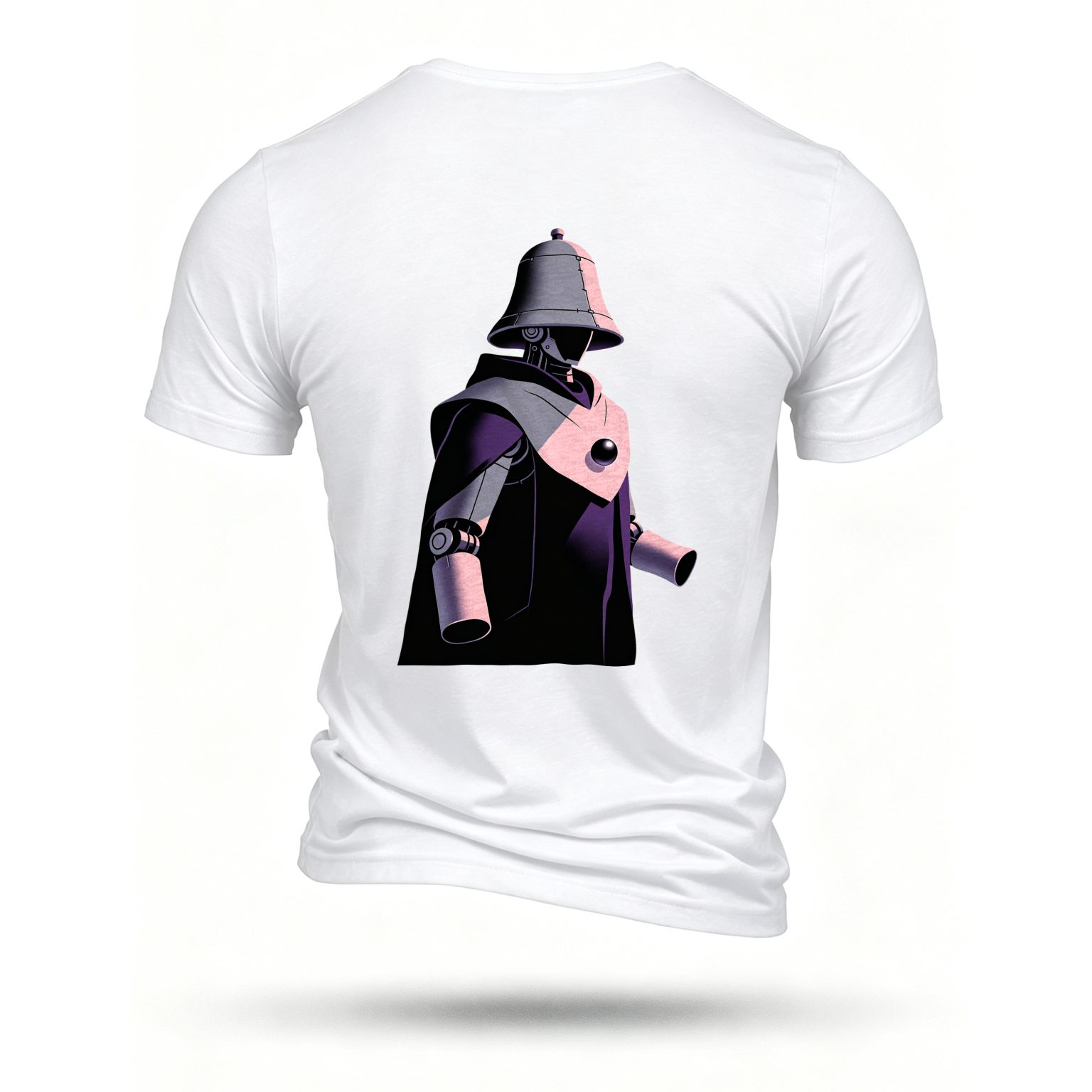 White T-shirt, back print