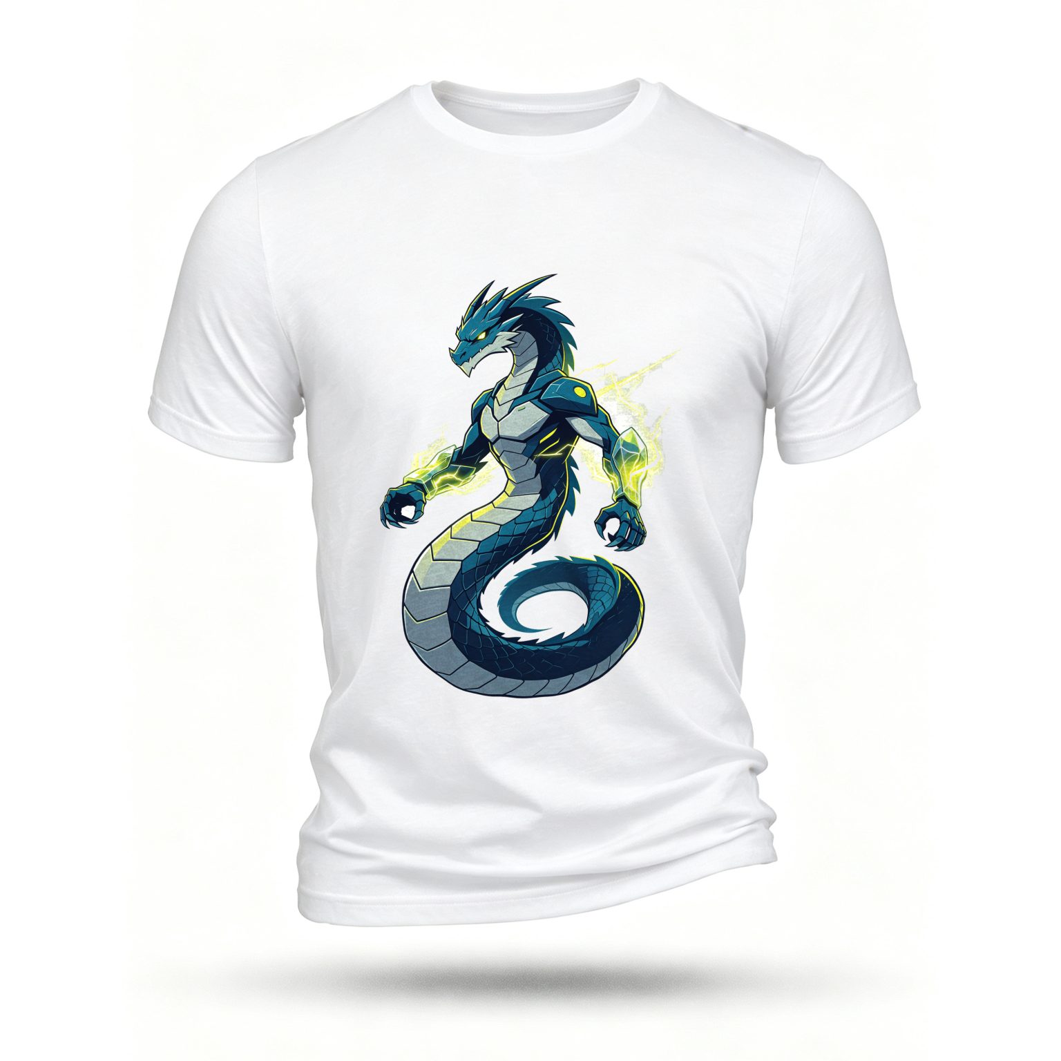 White T-shirt, front print