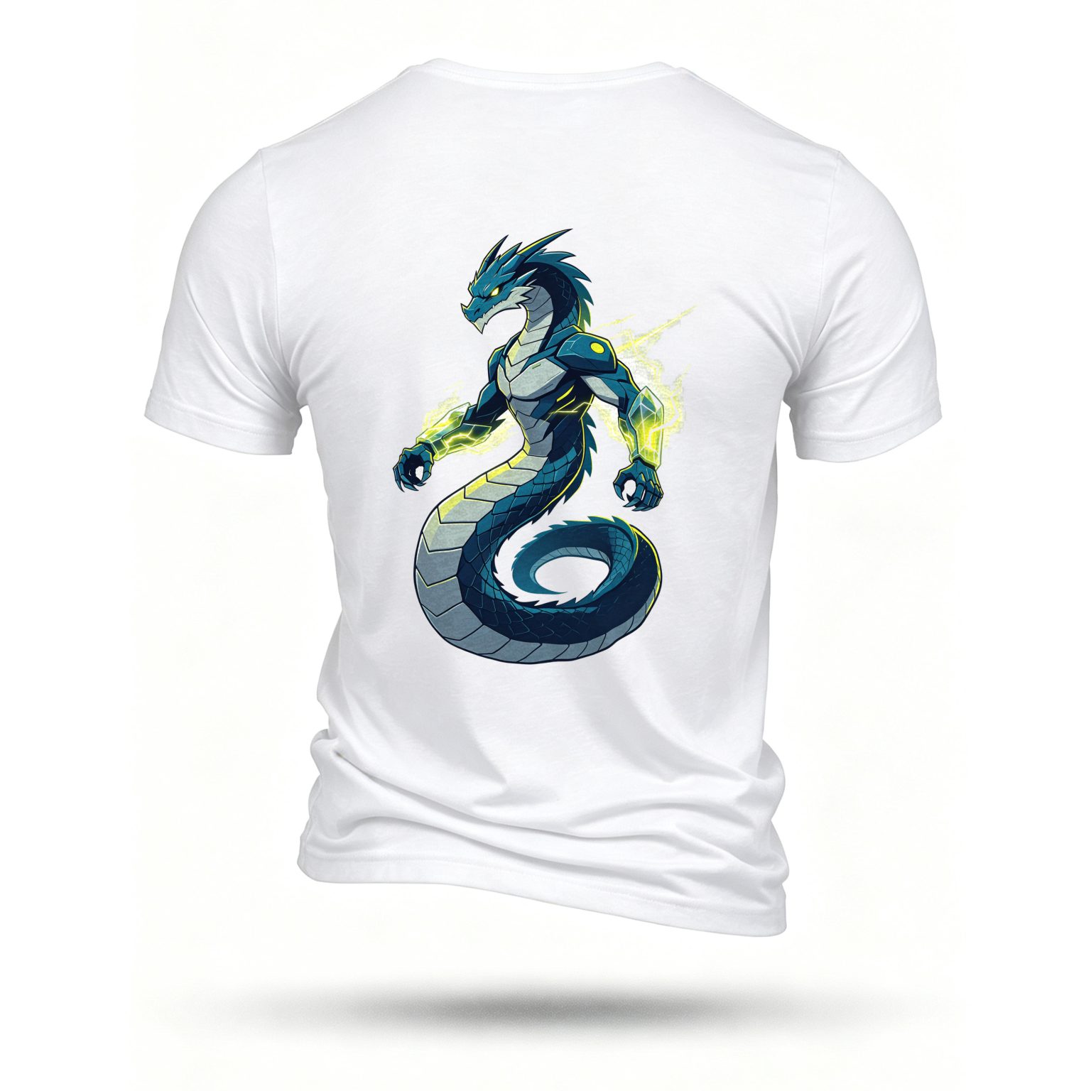 White T-shirt, back print