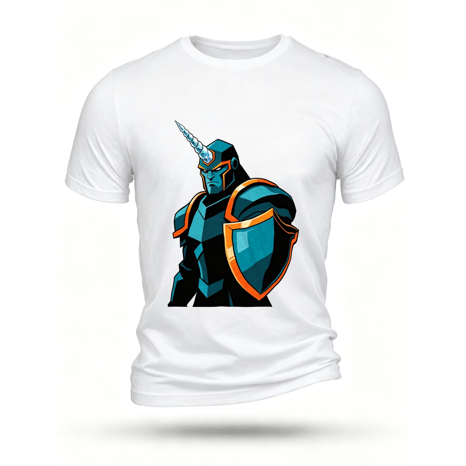 White T-shirt, front print