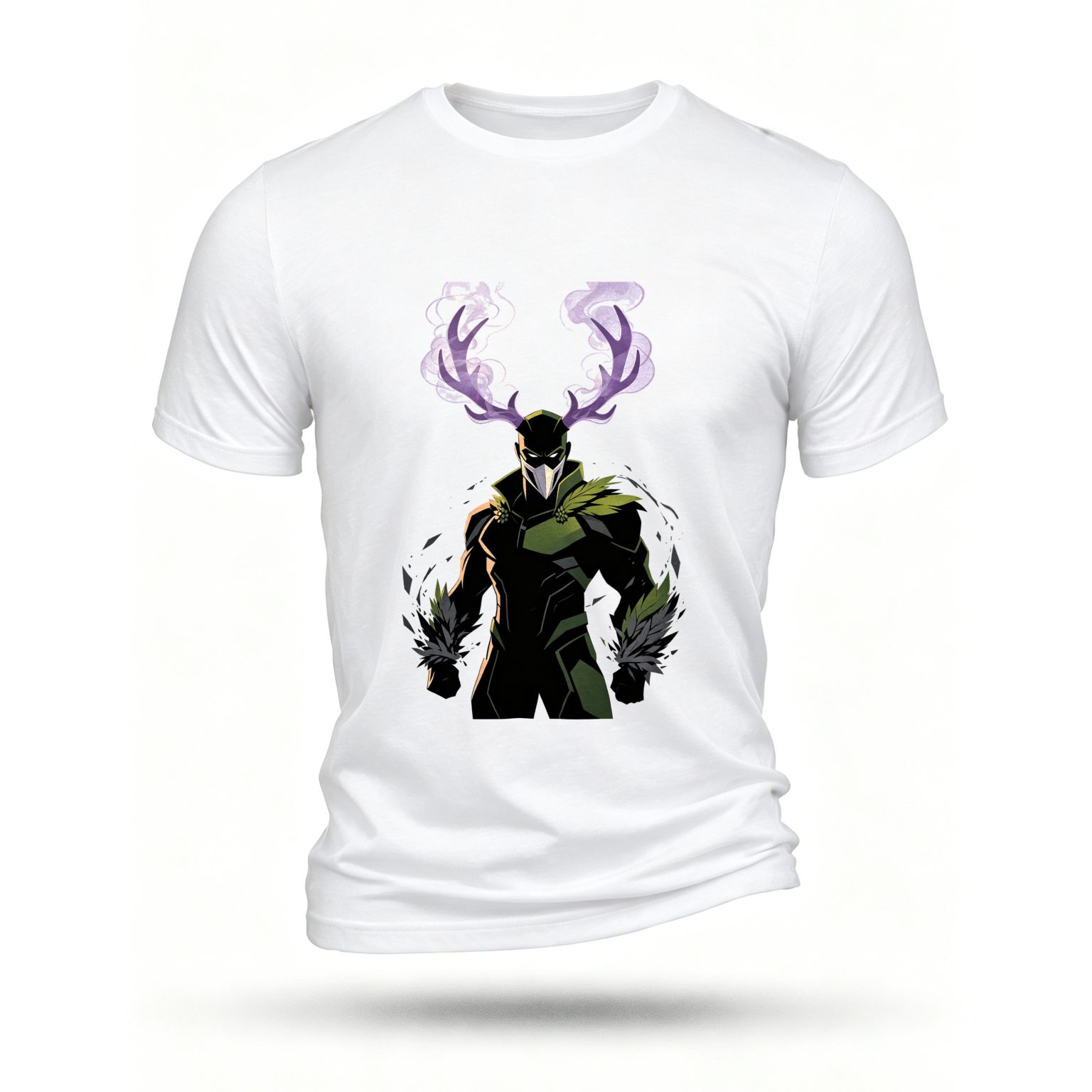 White T-shirt, front print