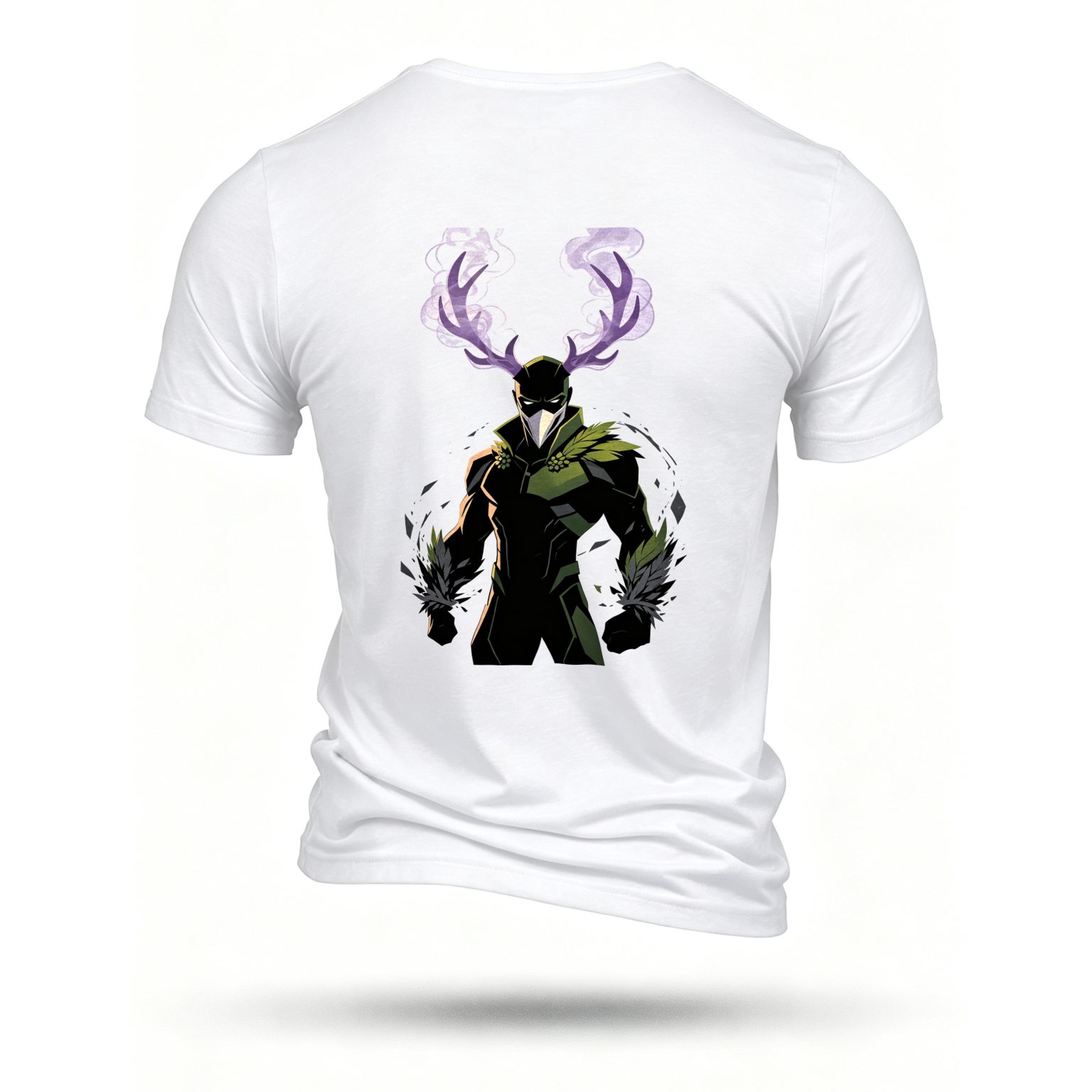 White T-shirt, back print