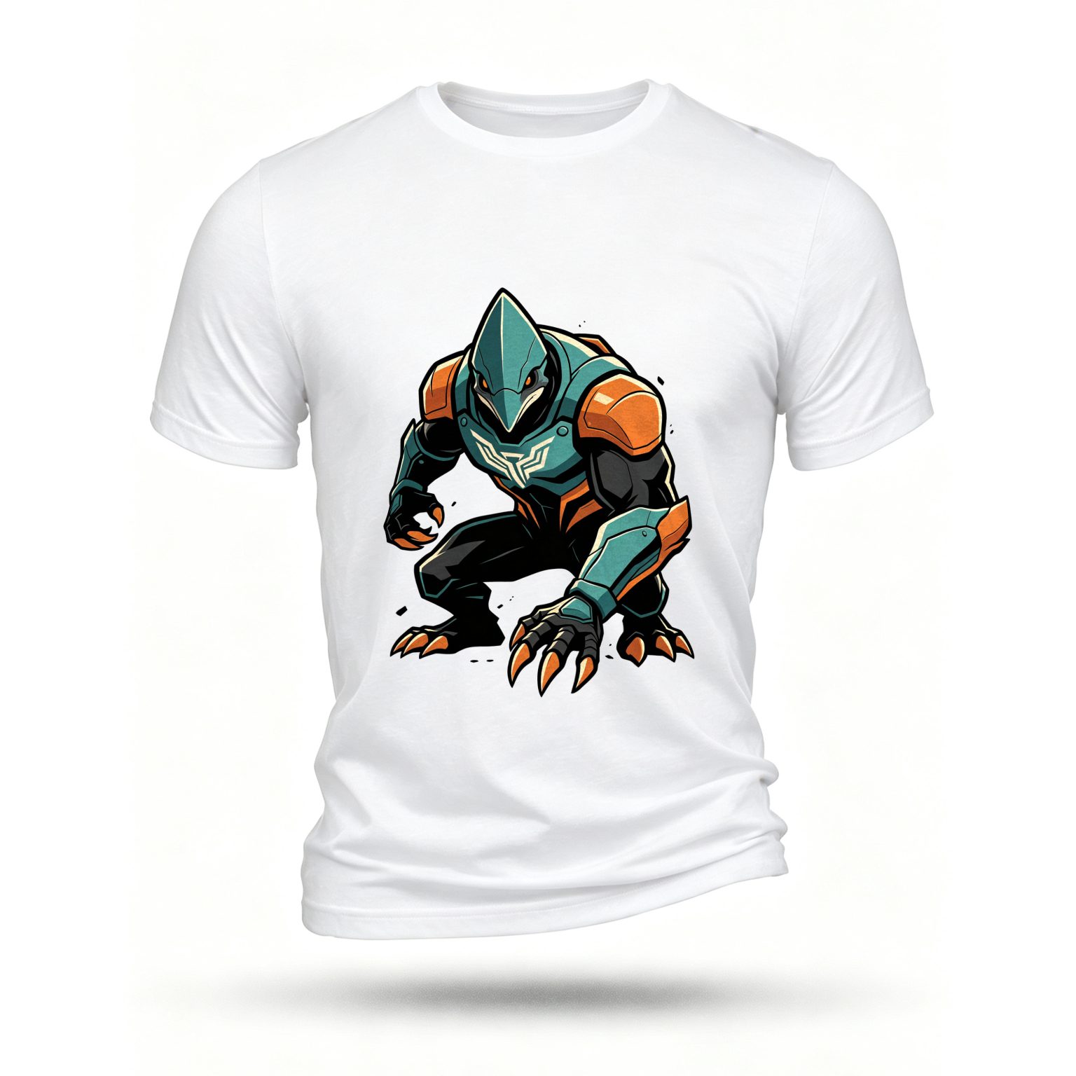 White T-shirt, front print
