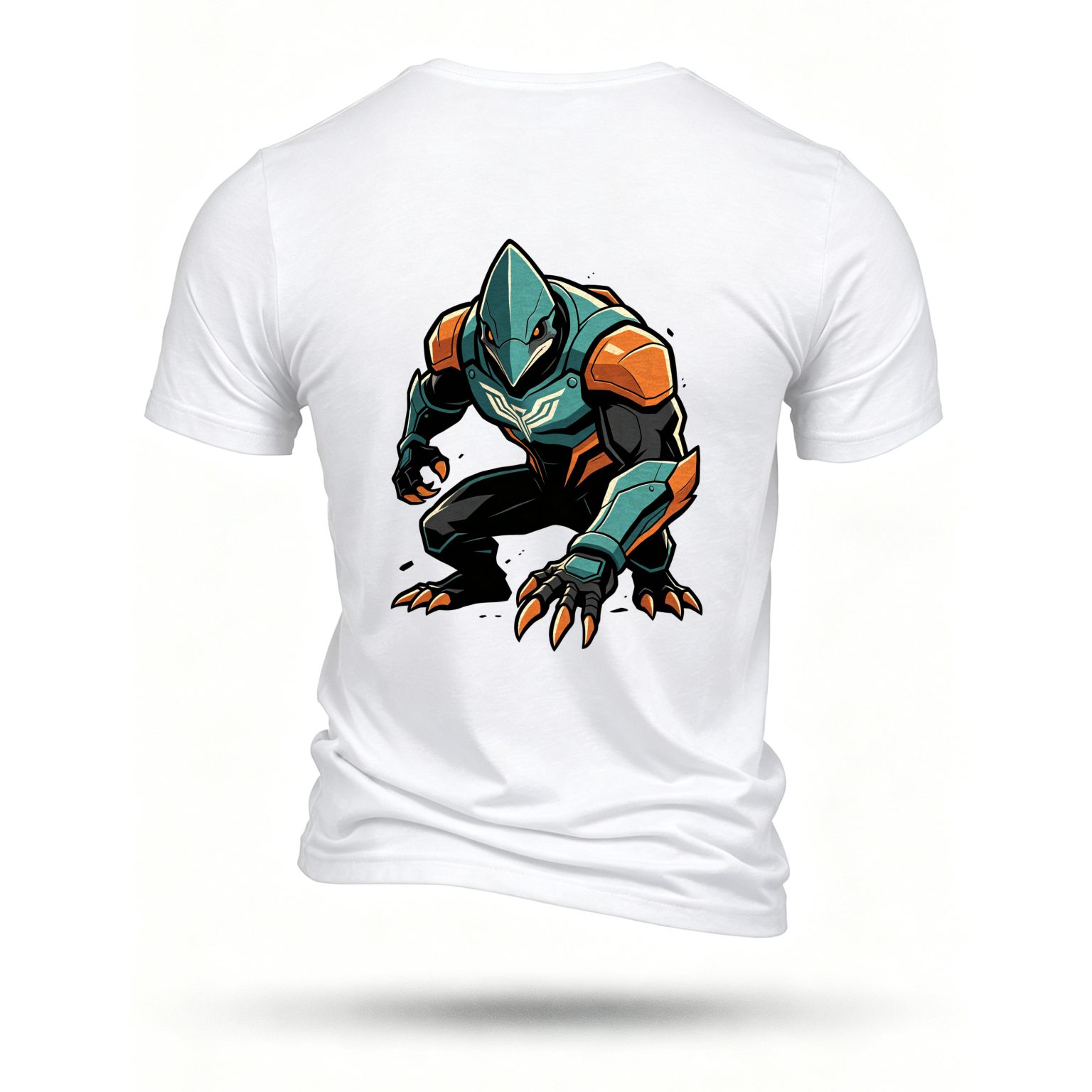 White T-shirt, back print