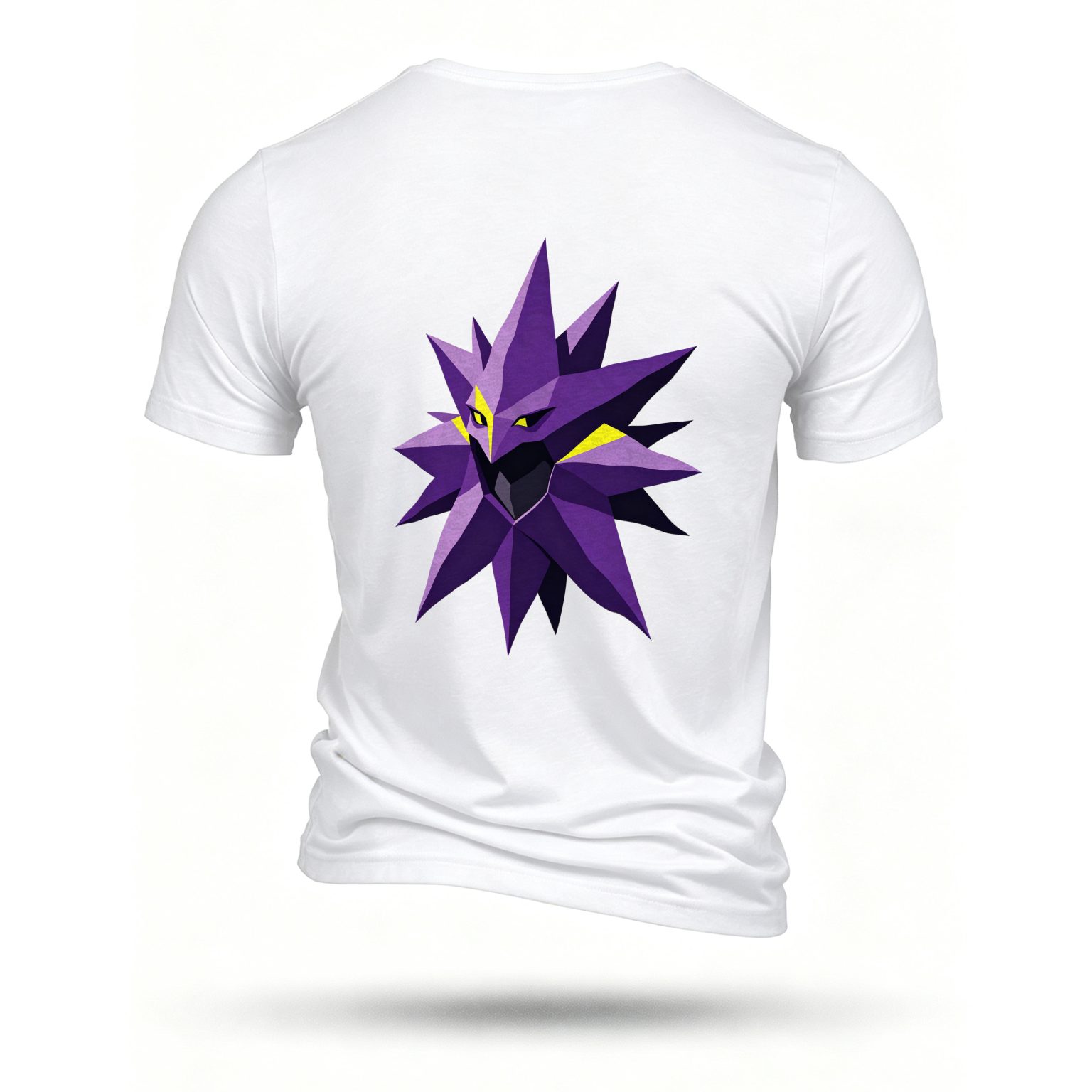 White T-shirt, back print