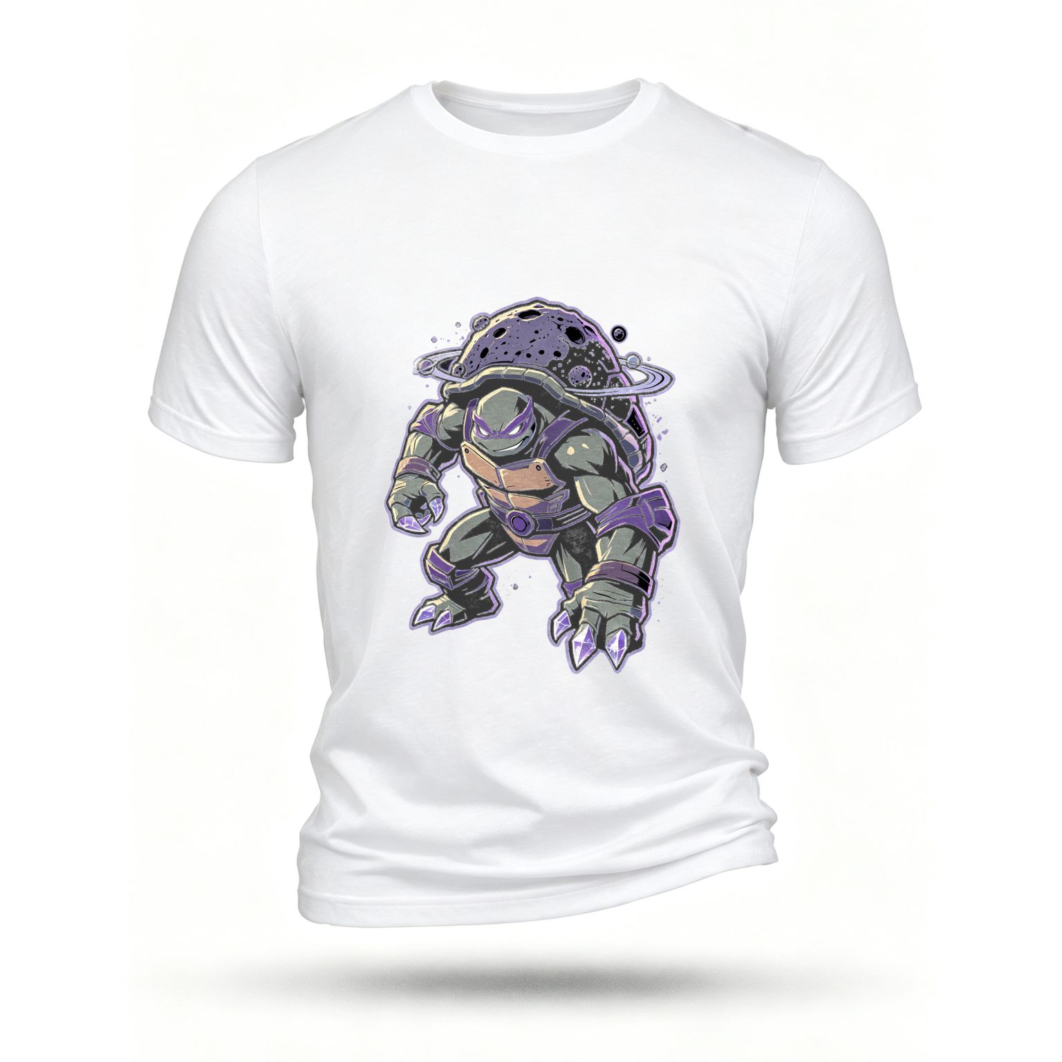 White T-shirt, front print