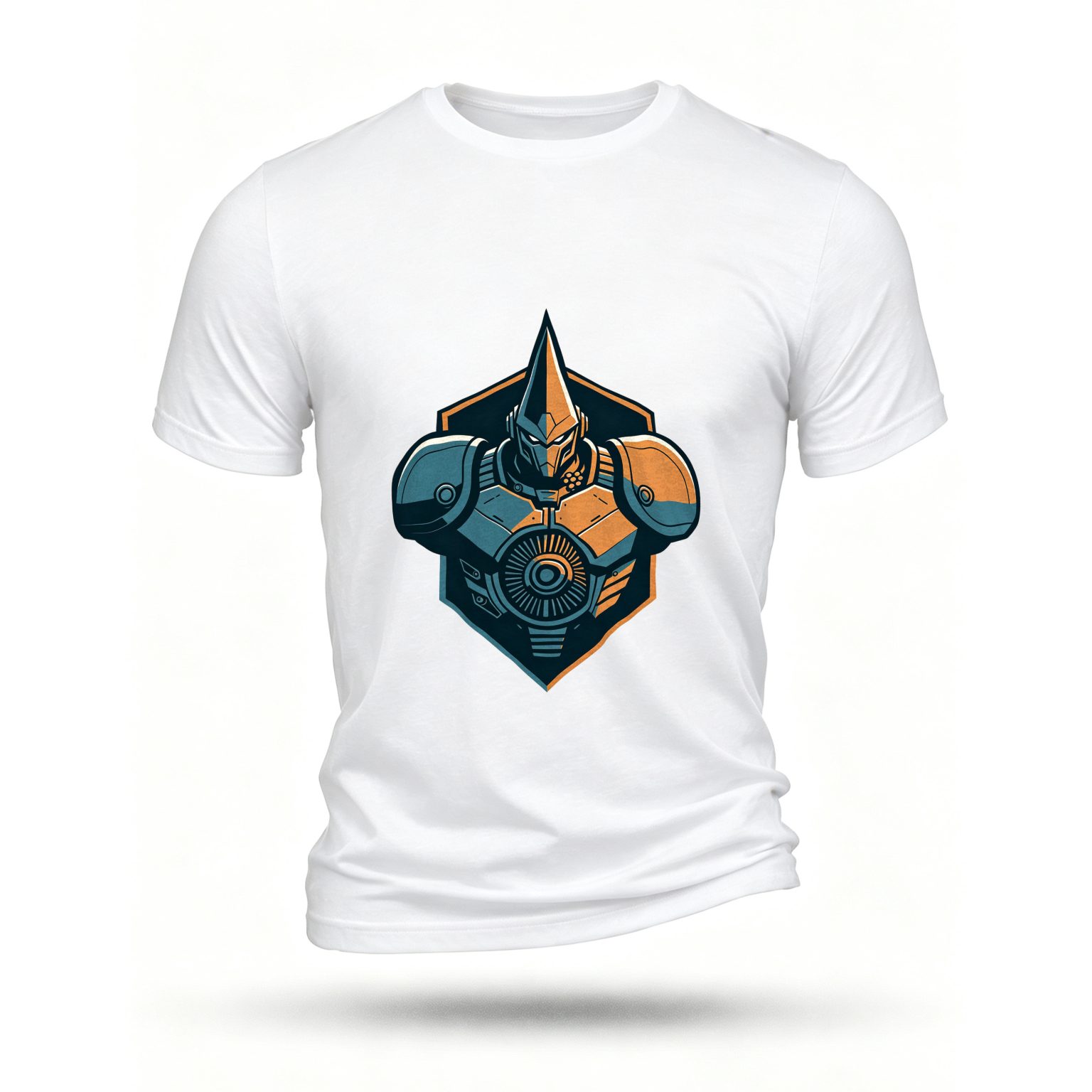 White T-shirt, front print