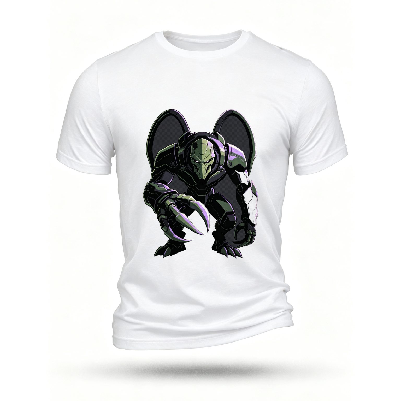 White T-shirt, front print