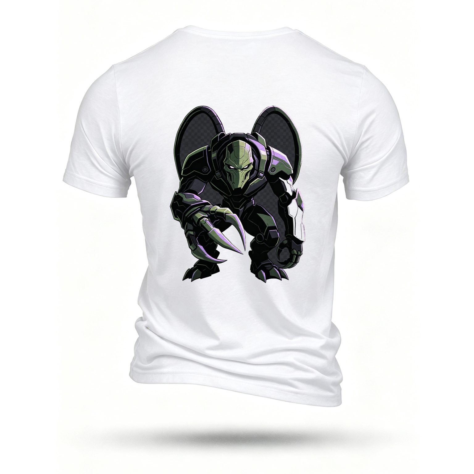 White T-shirt, back print