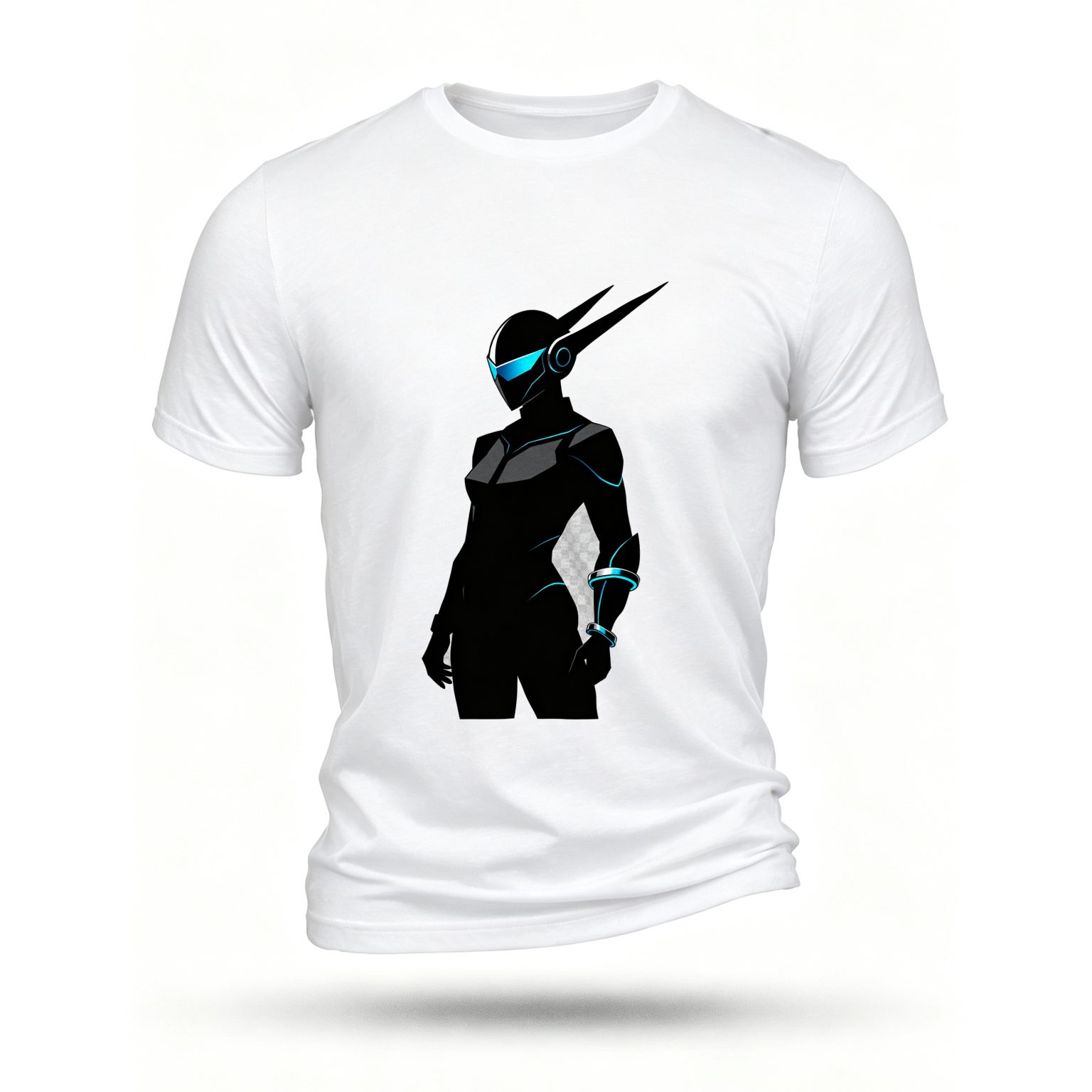 White T-shirt, front print