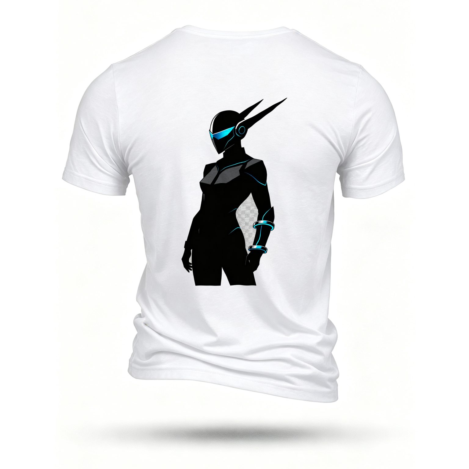White T-shirt, back print