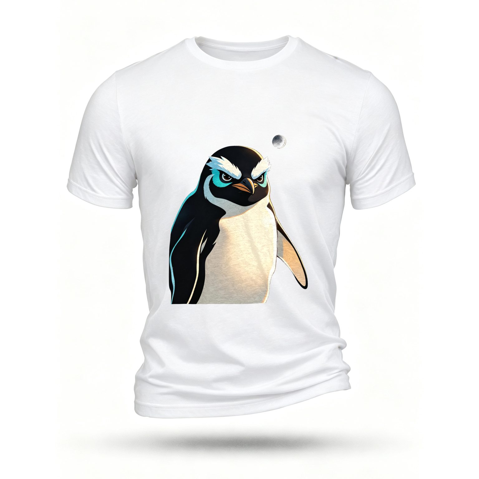 White T-shirt, front print