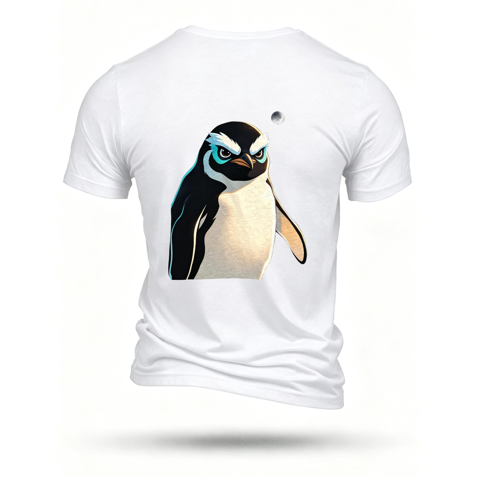White T-shirt, back print