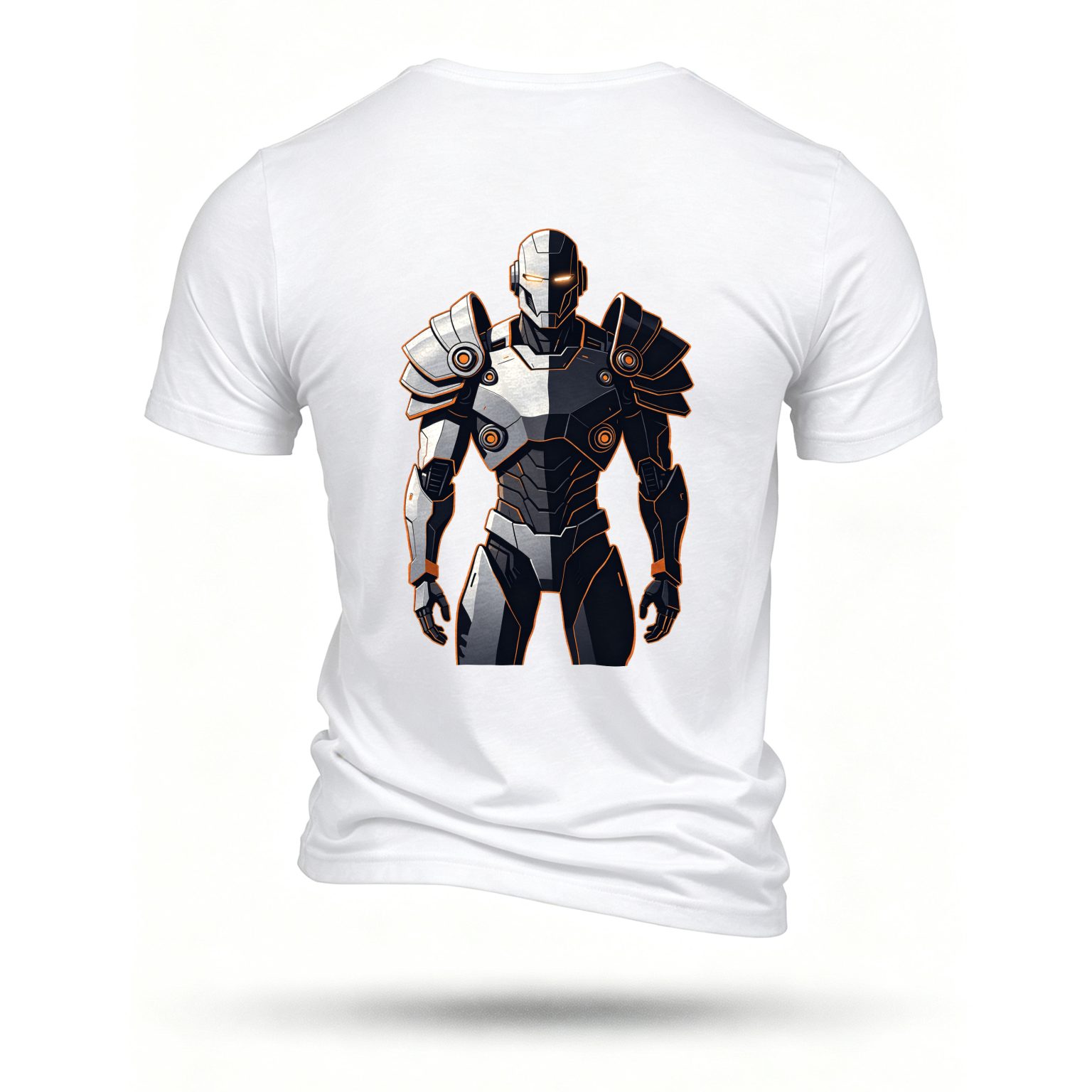 White T-shirt, back print