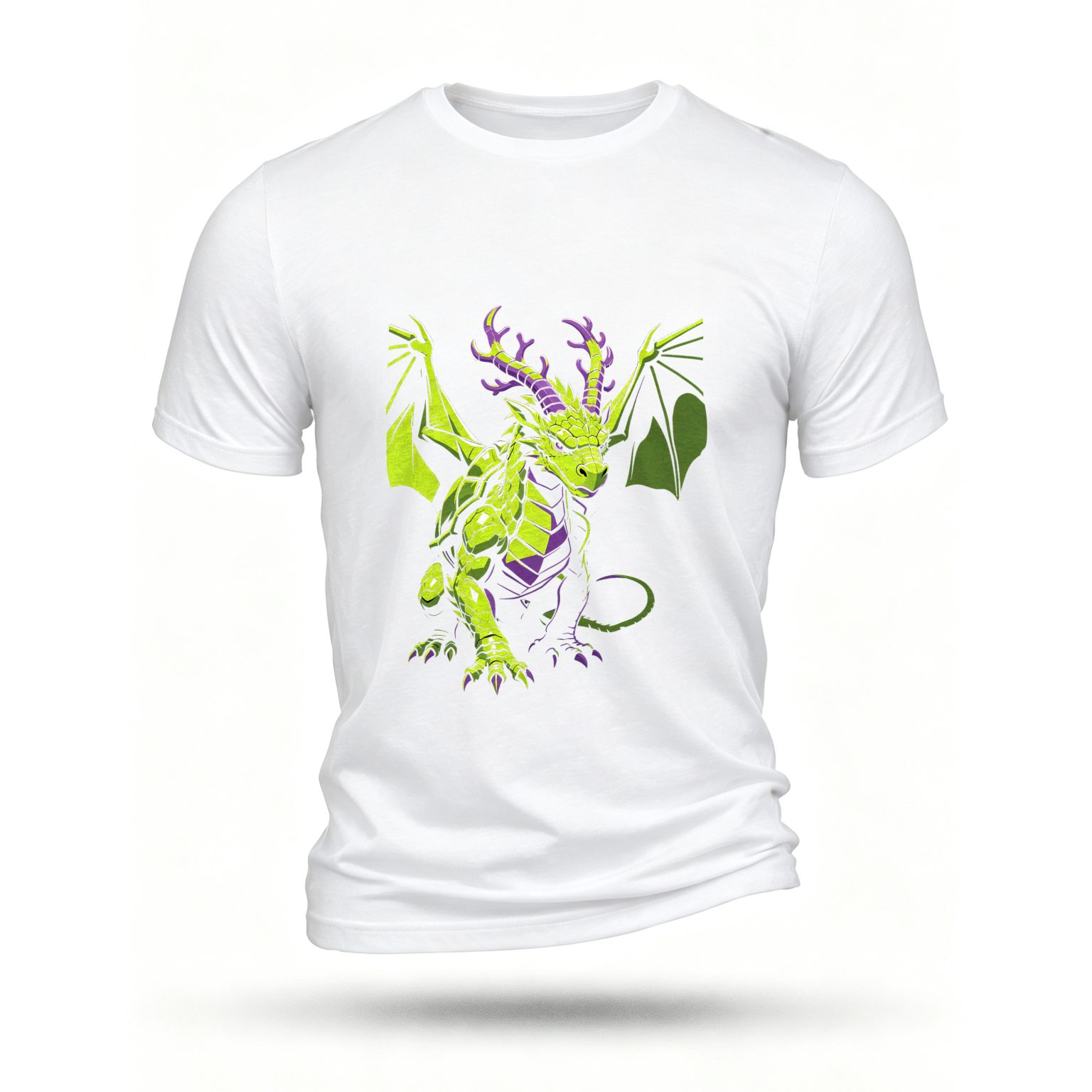 White T-shirt, front print