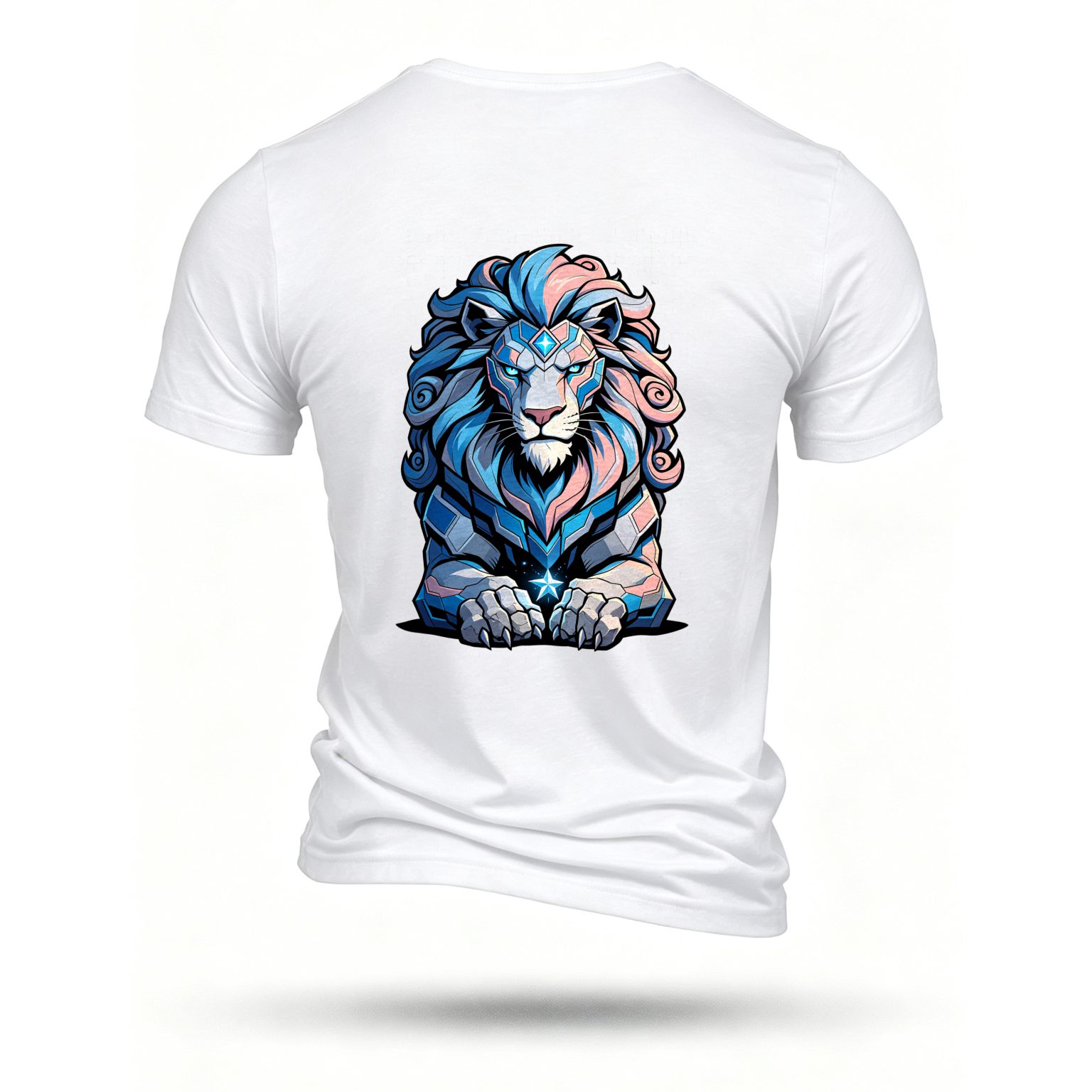 White T-shirt, back print