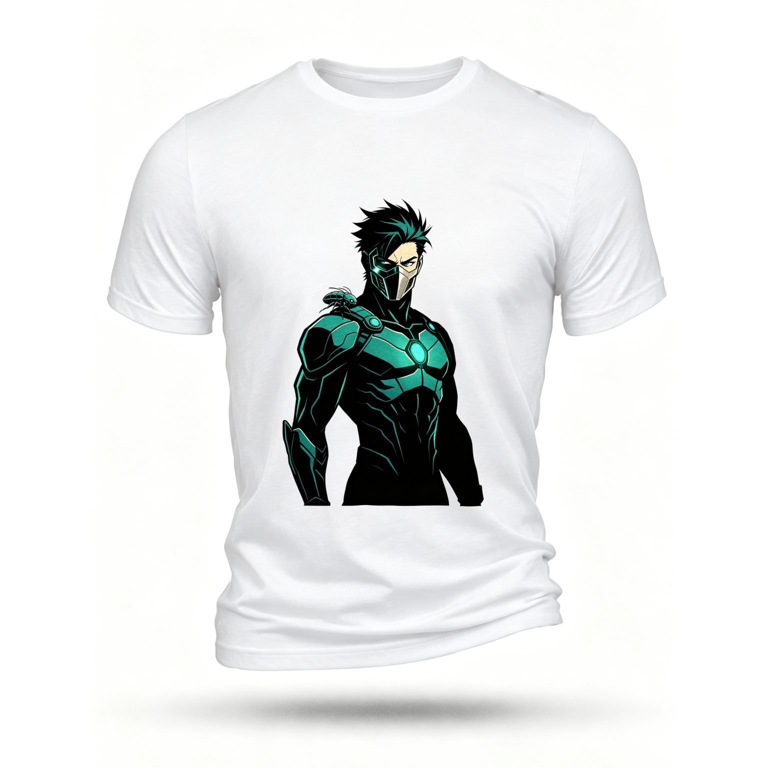 White T-shirt, front print