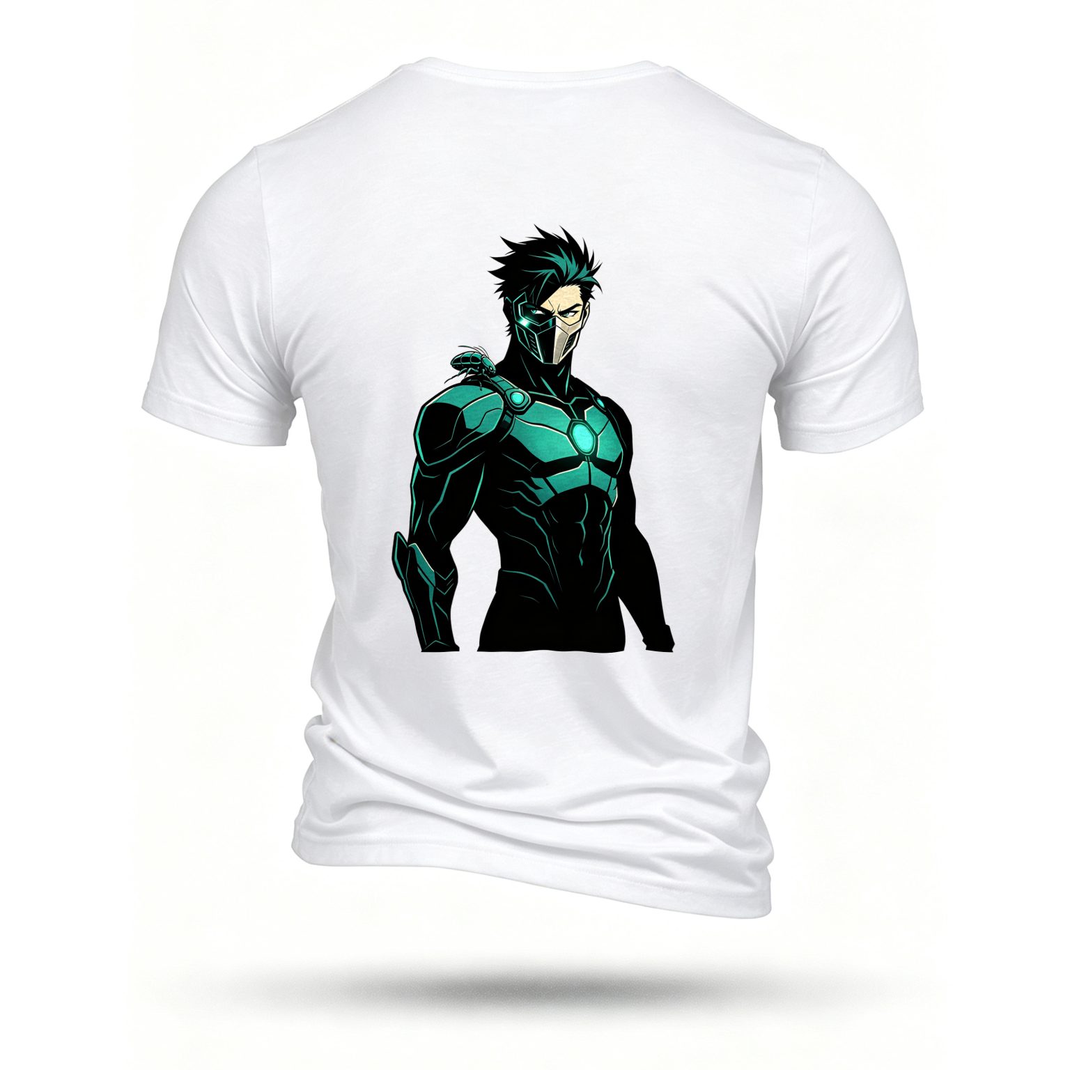 White T-shirt, back print