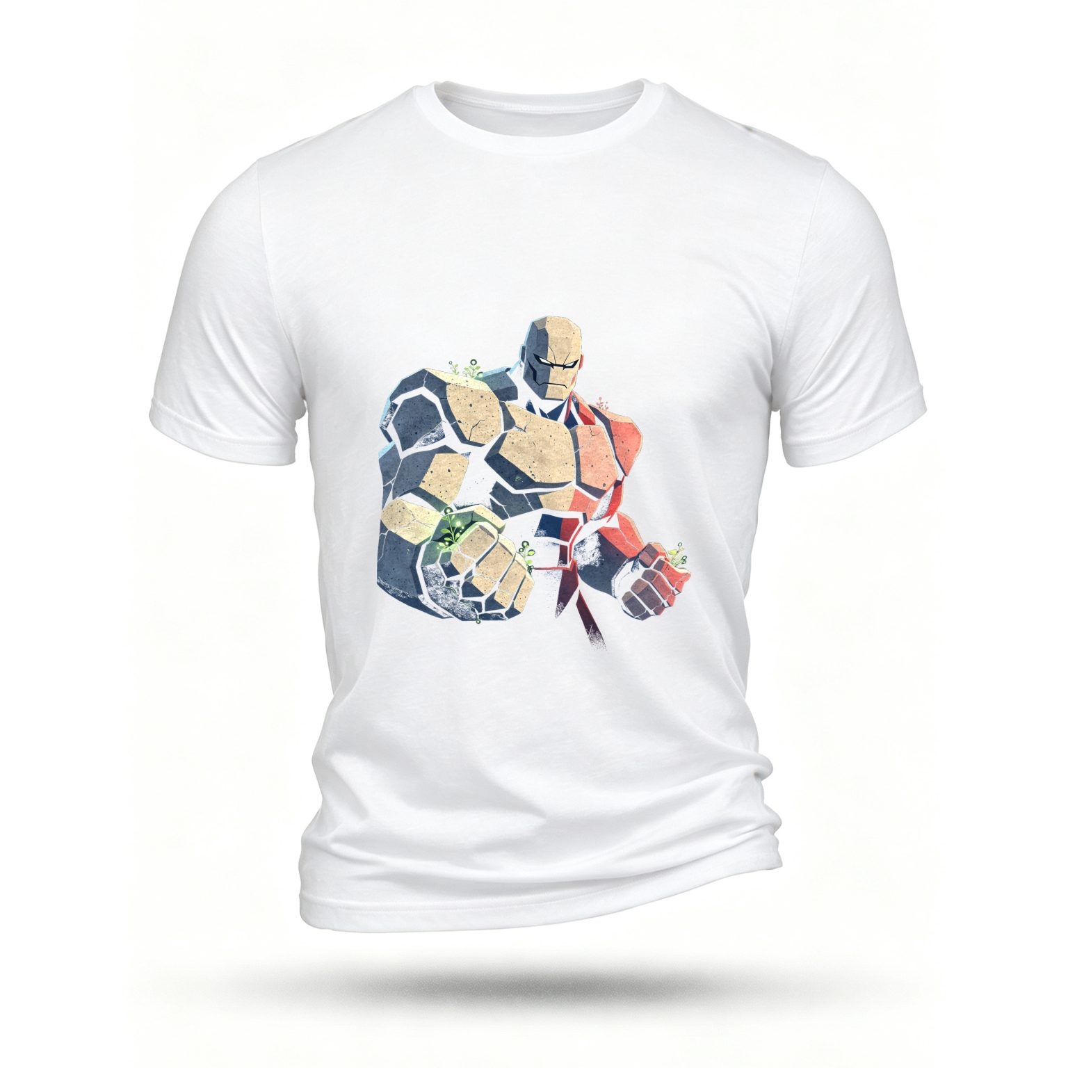White T-shirt, front print