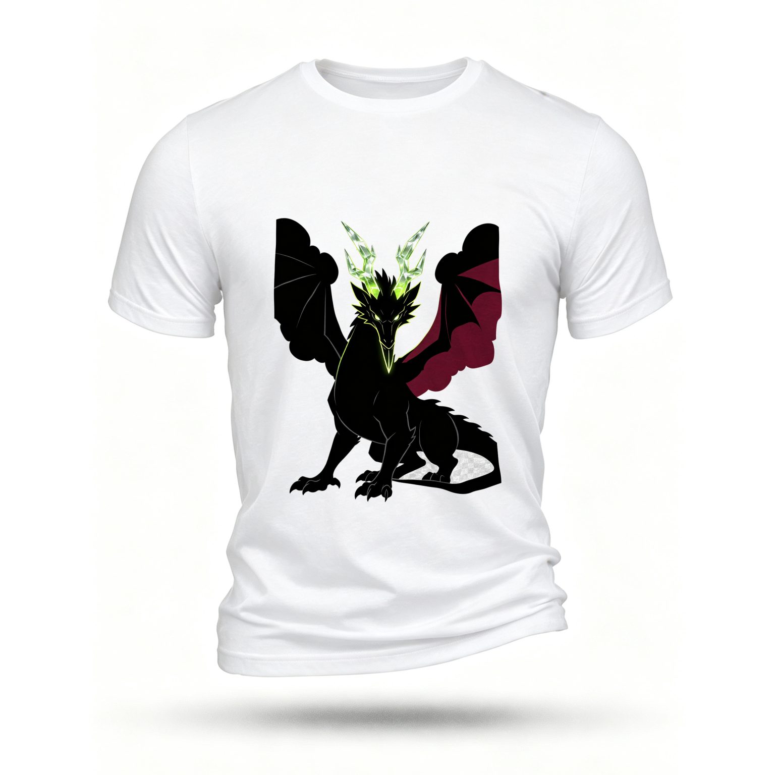 White T-shirt, front print