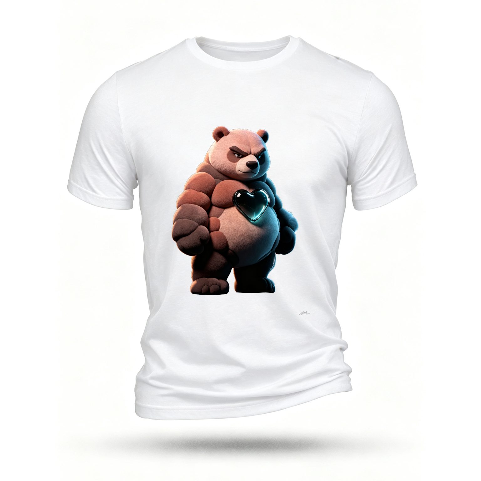 White T-shirt, front print