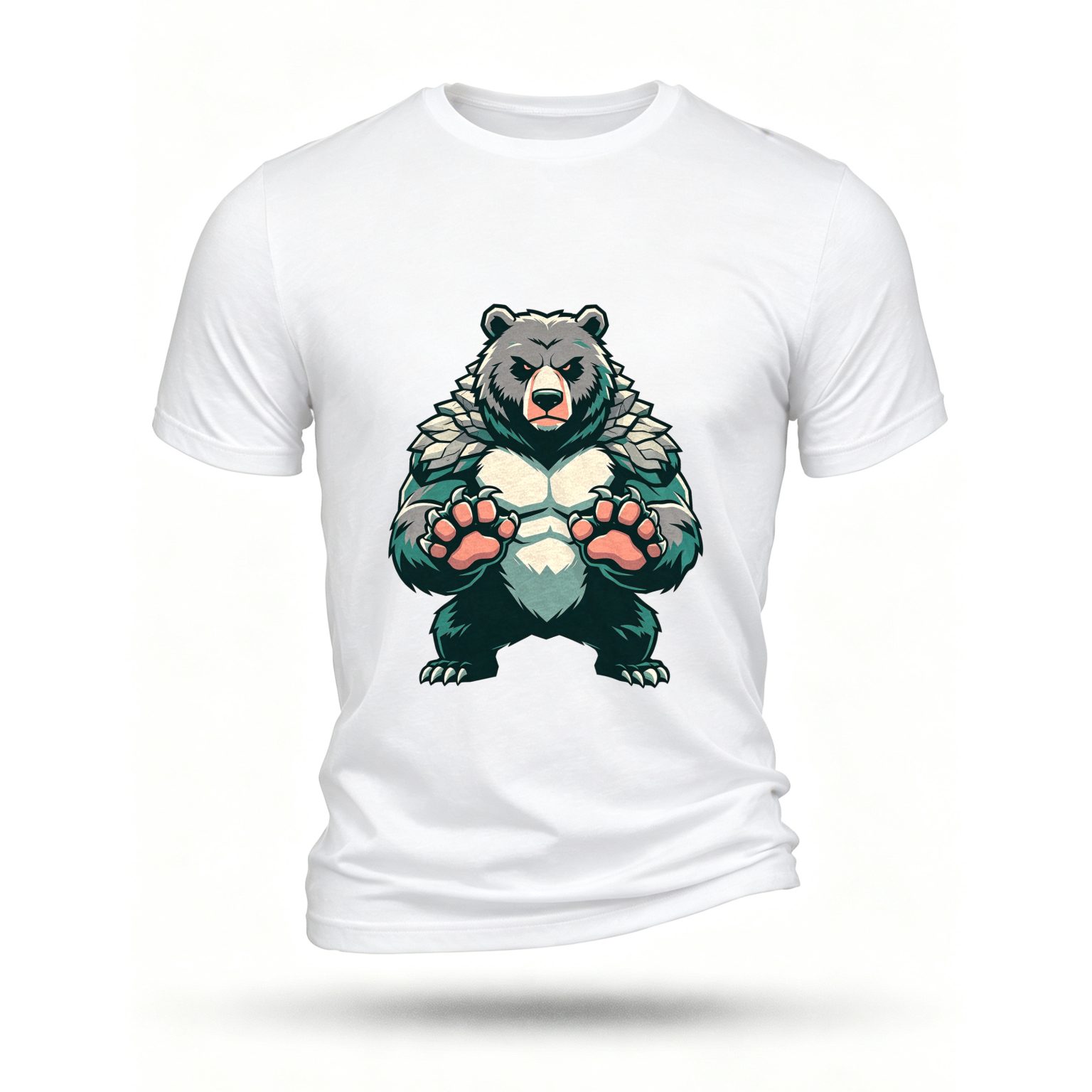 White T-shirt, front print