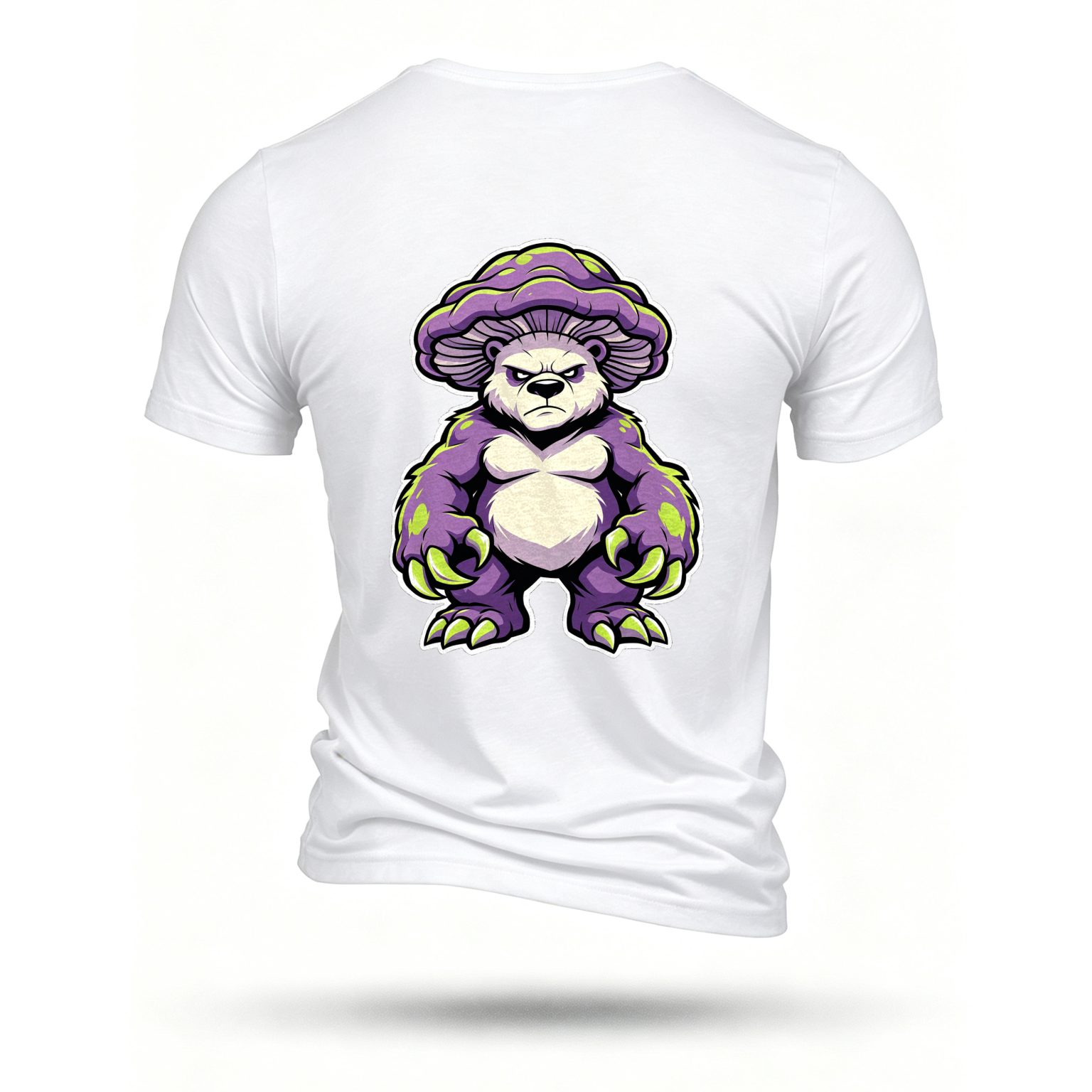 White T-shirt, back print