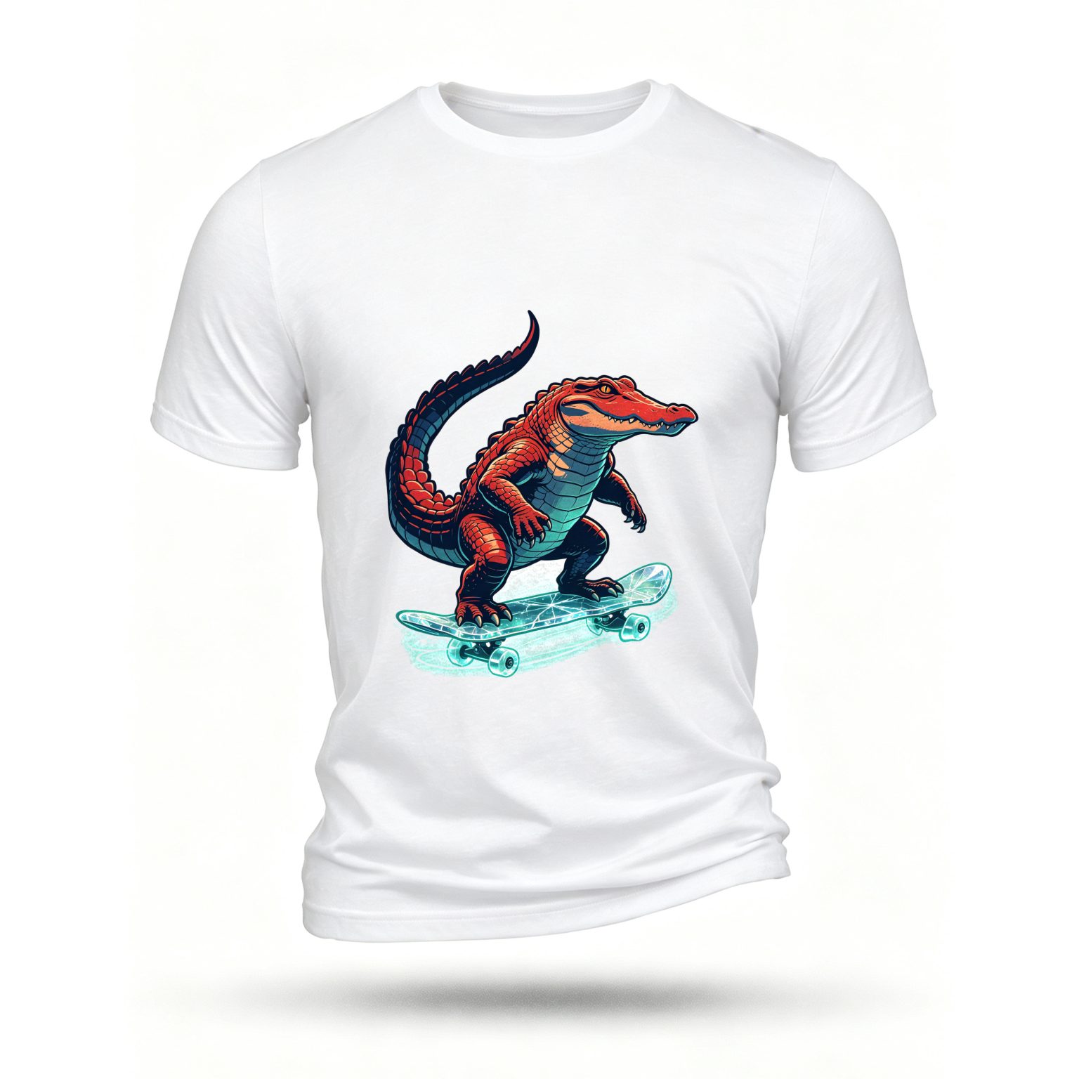 White T-shirt, front print