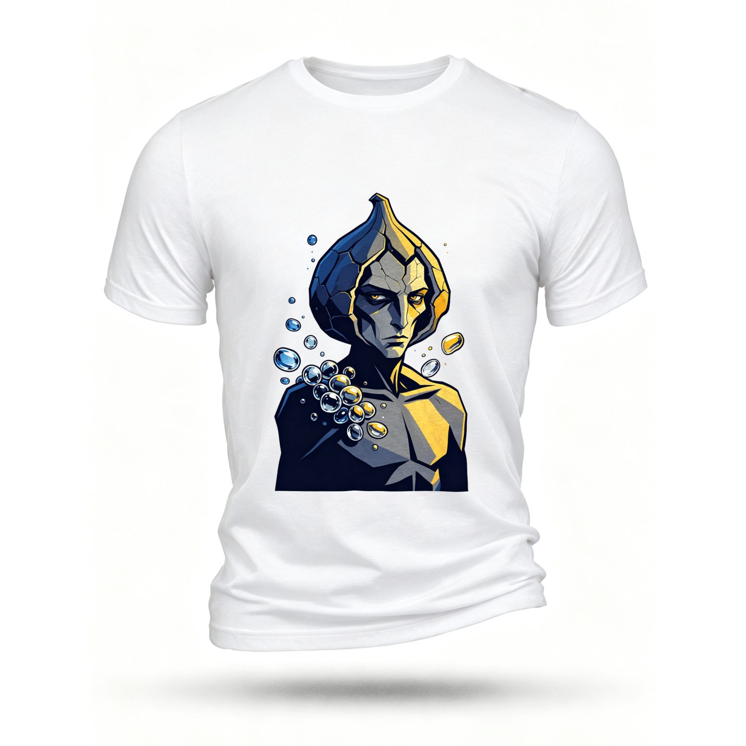 White T-shirt, front print